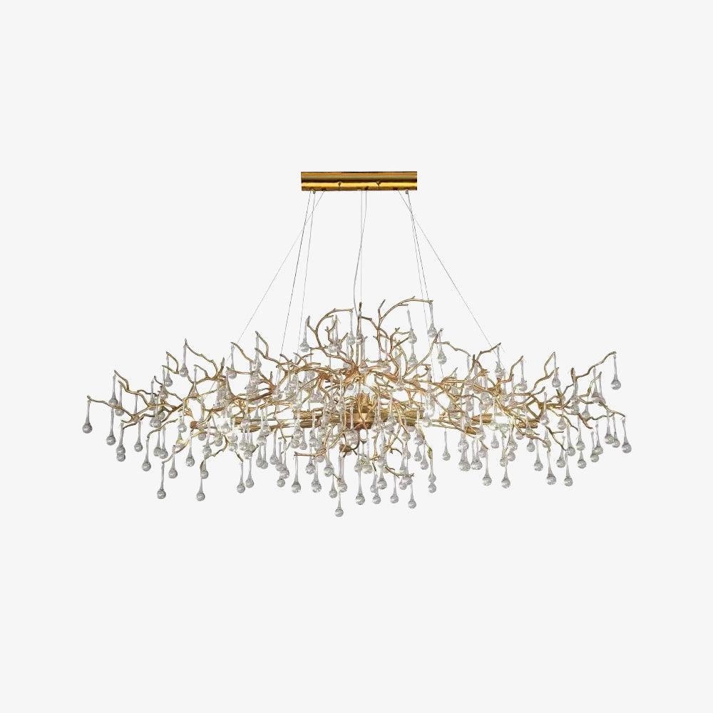 Bijou Tear Drop Style Chandelier - Luxehomezone