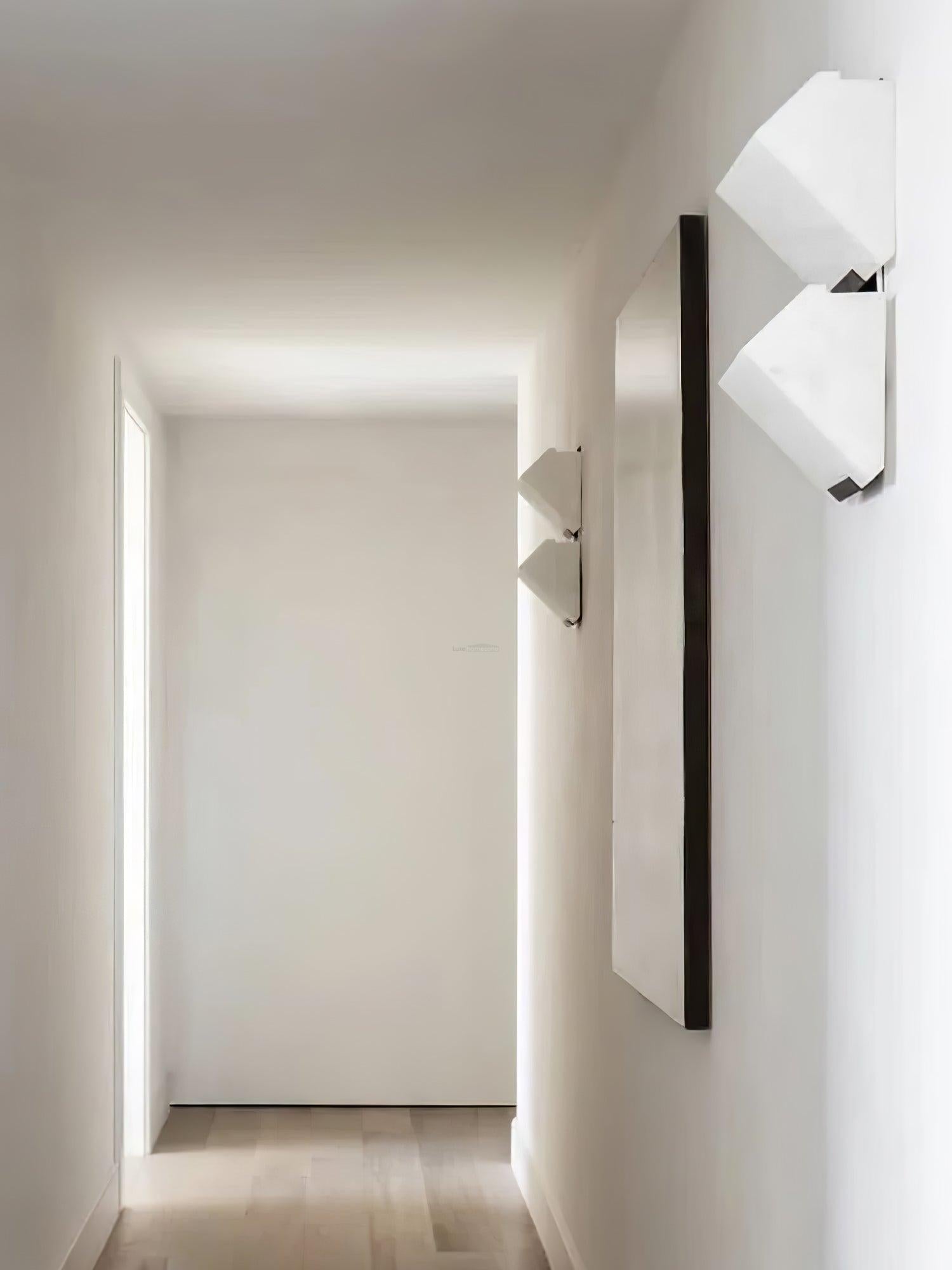 Alabaster Staircase Wall Sconce - Alabaster, Alabaster Wall Lamp-1-Luxehomezone