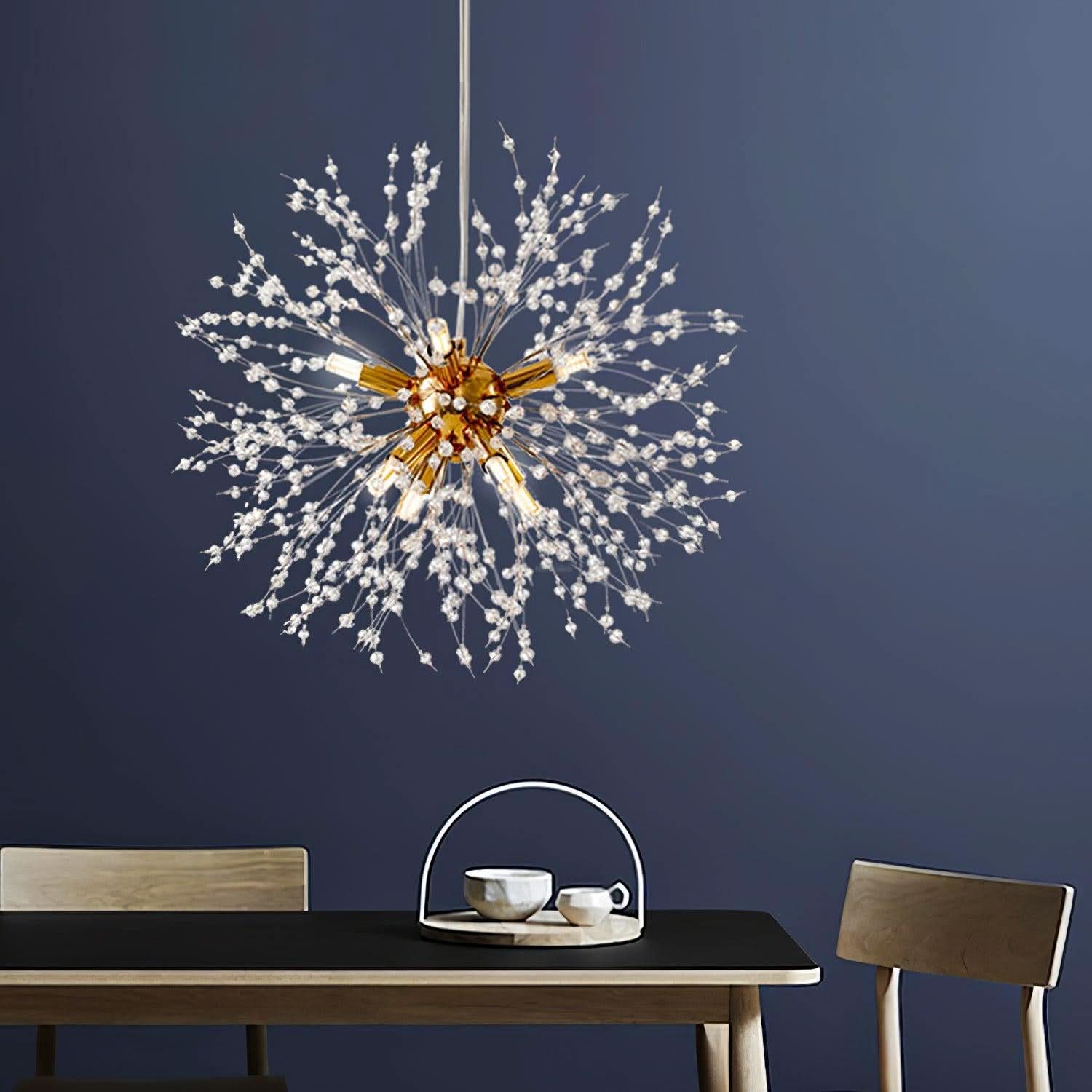 Crystal Dandelion Chandelier with 9/12/16 heads - Luxehomezone