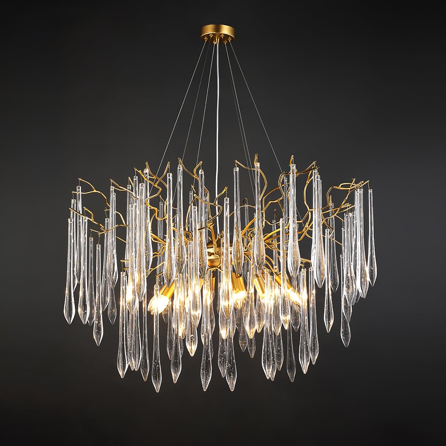 Aqua Funnel Chandelier with 8/10/12 heads - Branch-1-Luxehomezone