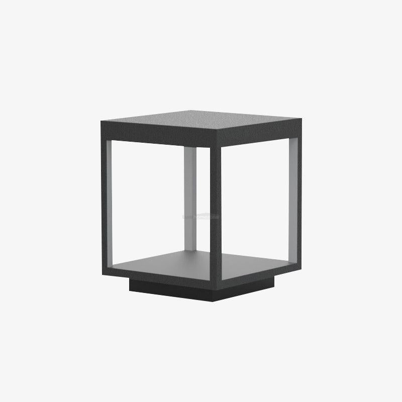 Square Frame Fence Post Garden Table Lamp