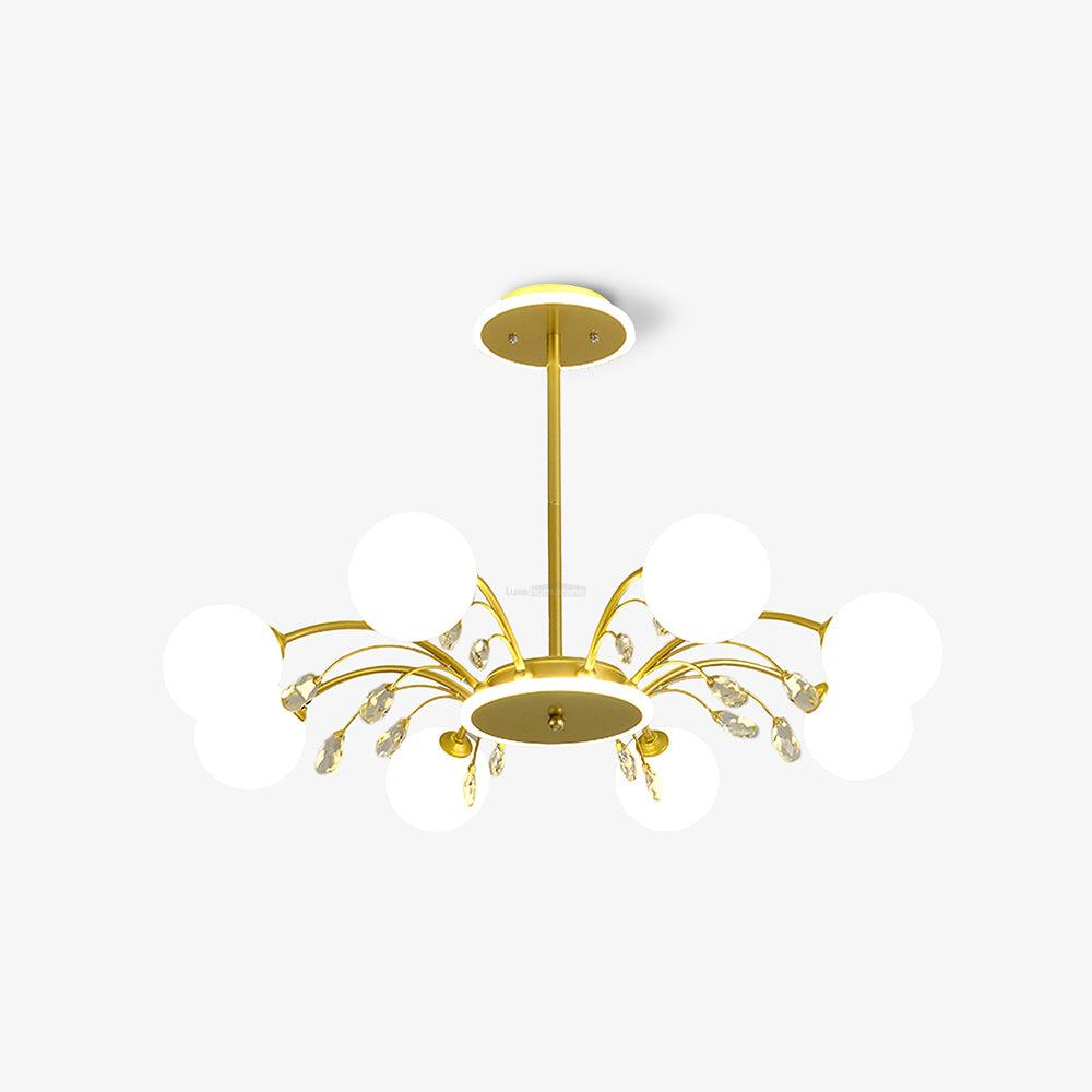 Glamorous Glass Raindrop Chandeliers with 6/8/10/12/16 heads - Bend-1-Luxehomezone