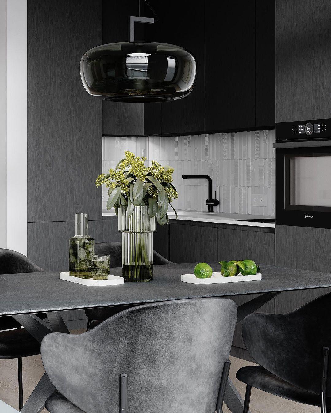 Doppelte Pendant - Art Glass-1-Luxehomezone