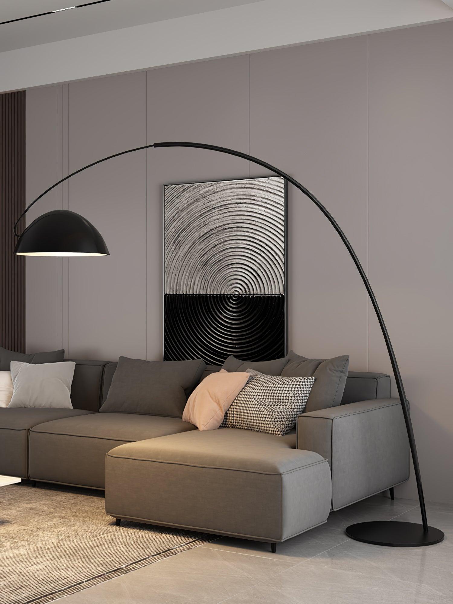 Pluma Floor Lamp ∅ 57.5″ - Bent-1-Luxehomezone