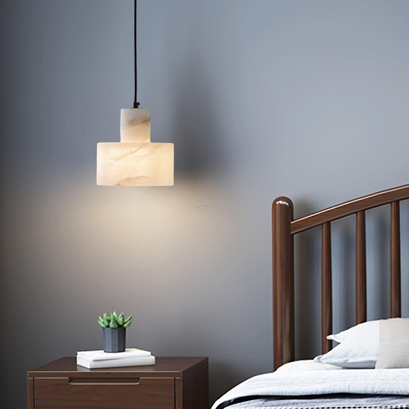 Cyls Pendant Alabaster Light - Luxehomezone