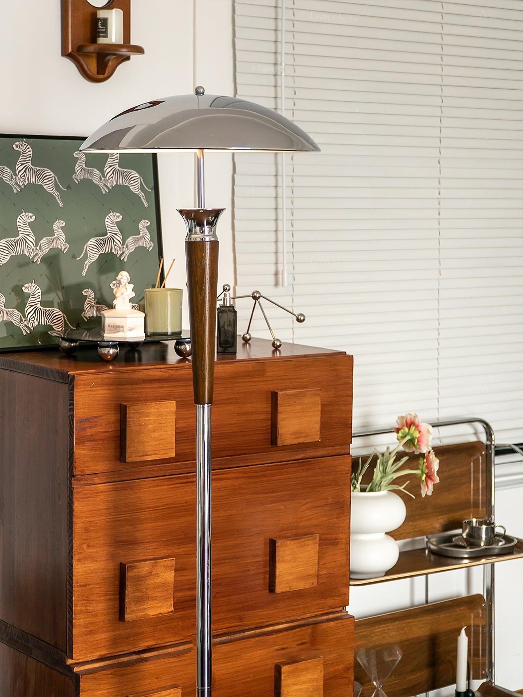 Helmet Floor Lamp ∅ 15.7″ - Geometry-1-Luxehomezone