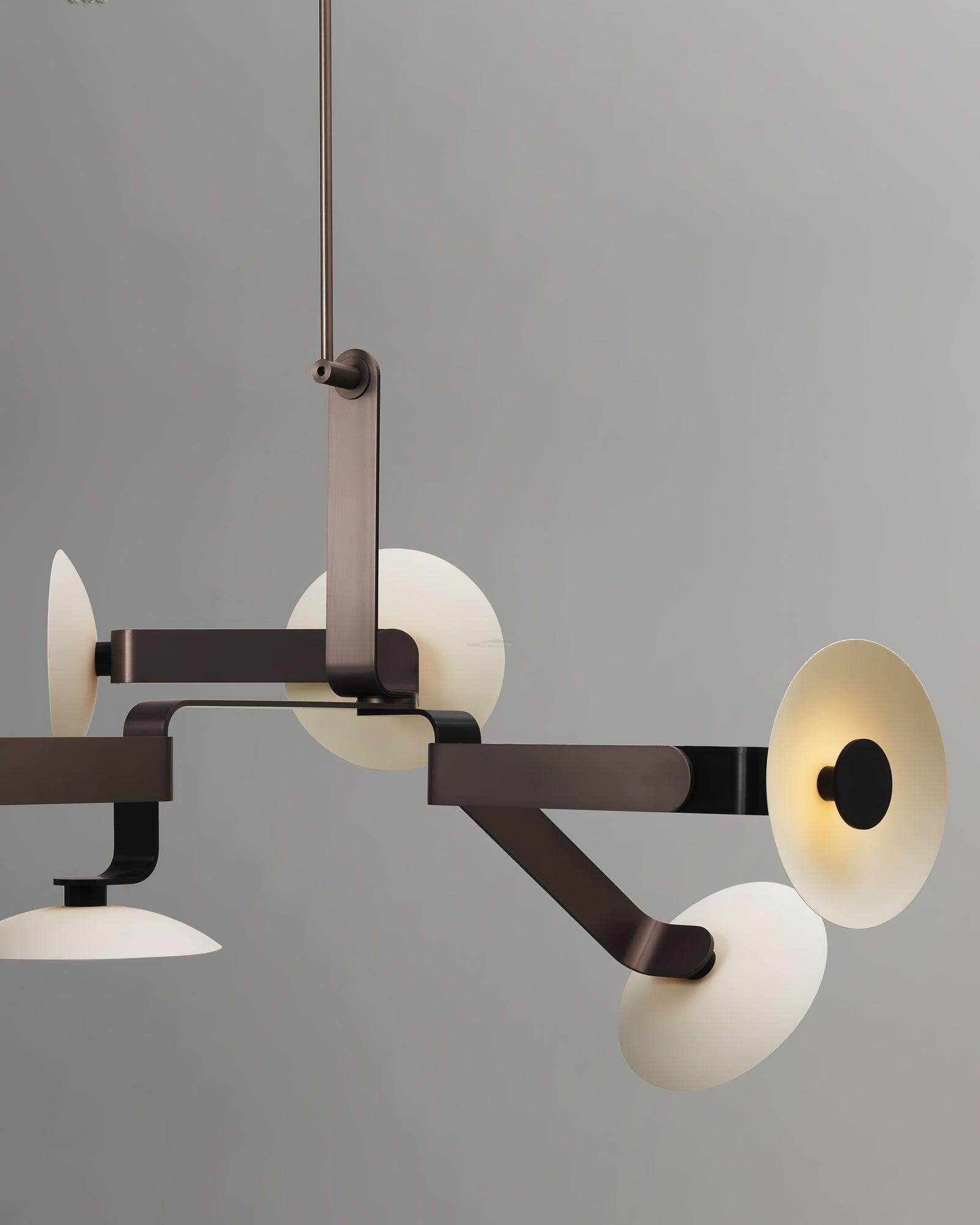 Sheba Classical Chandelier  ∅ 31.5" - Brown & White, Unknown-1-Luxehomezone