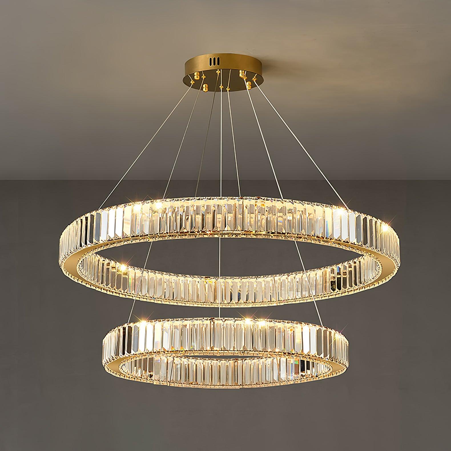 Bertolda Chandeliers ∅ 15.7″ - Crystals-1-Luxehomezone