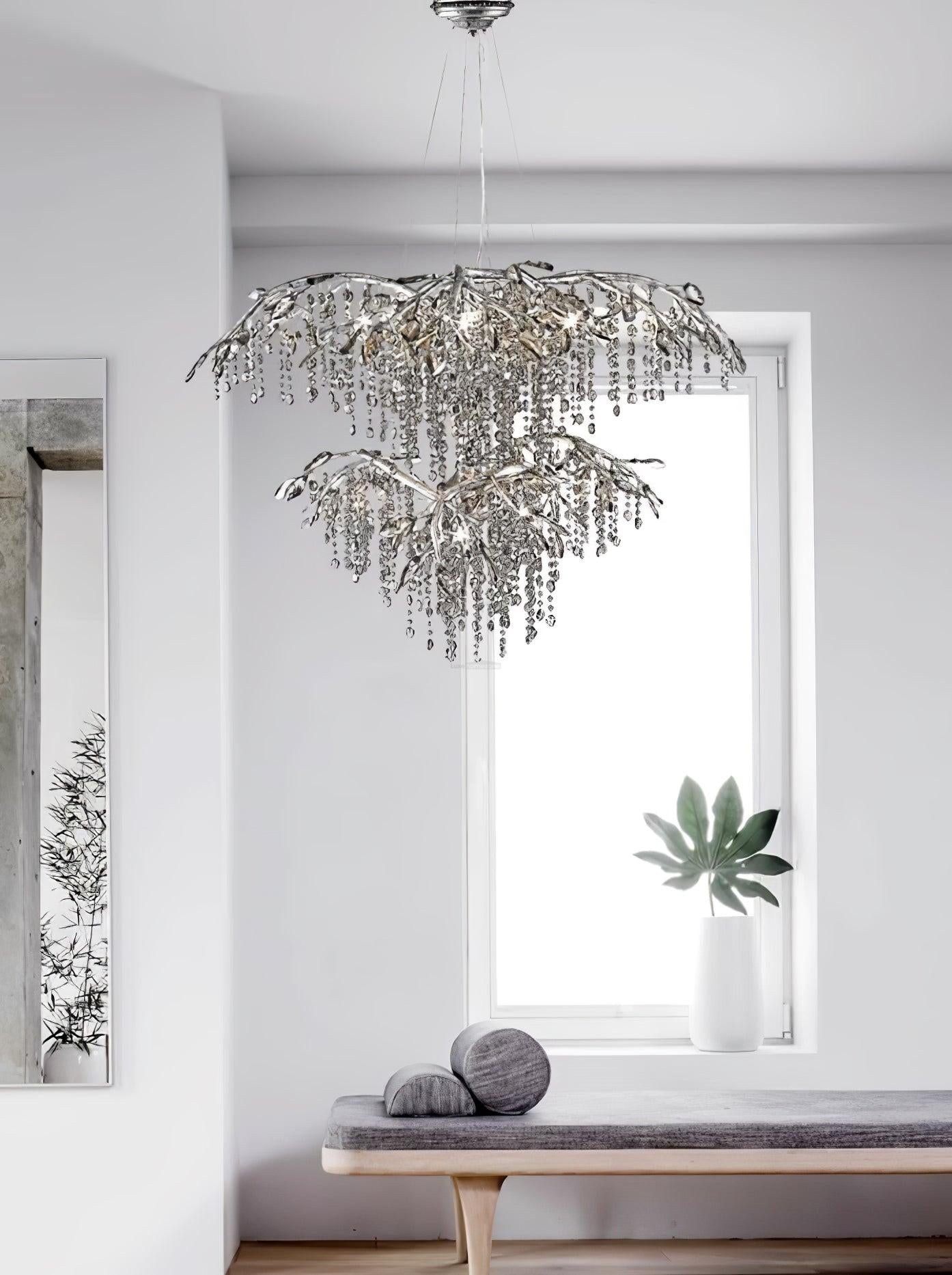 Autumn Twilight Round/Linear Chandelier - Branch-1-Luxehomezone