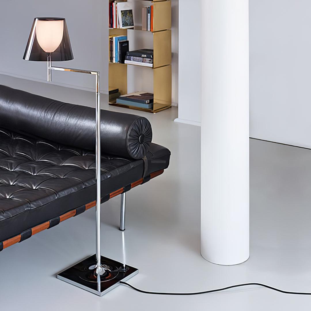 Chrome Prism Bending Floor Lamps - Bent-1-Luxehomezone