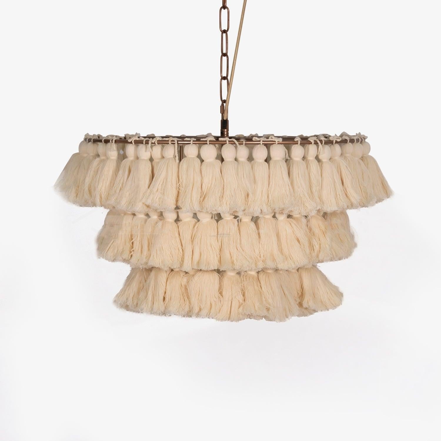Fela Tassel Chandelier ∅ 11.8″~∅ 25.6″ - Tassel-1-Luxehomezone