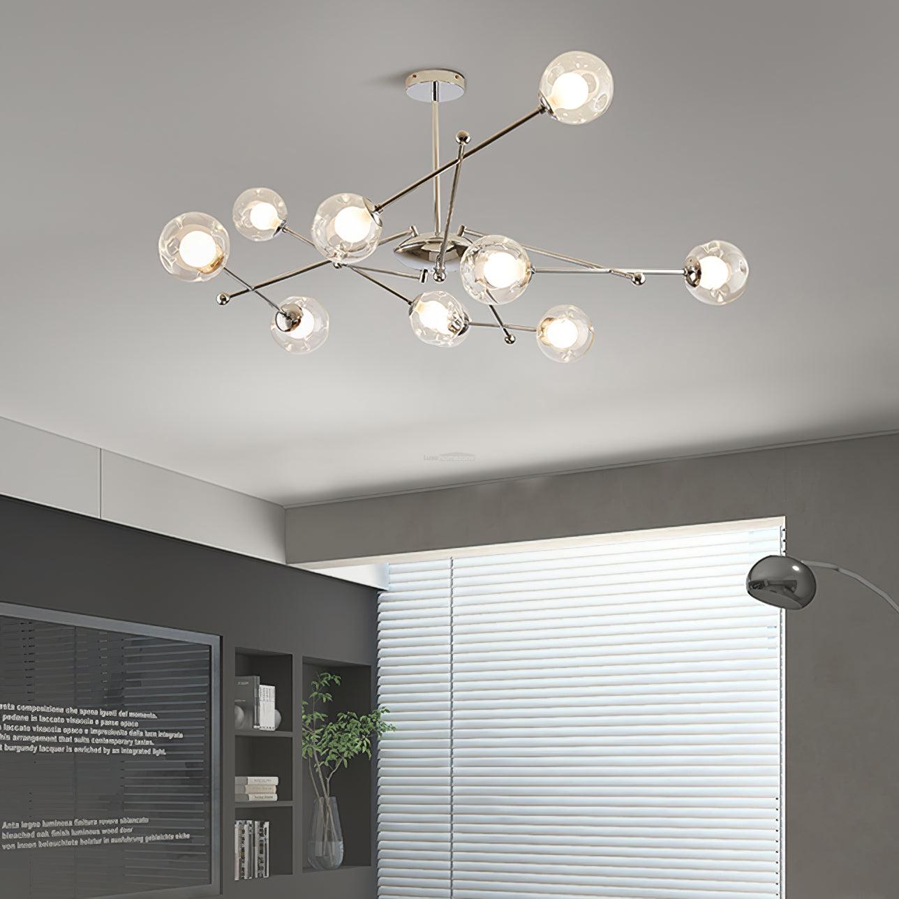 Westlife Sputnik Chandelier with 6/8/10 heads - Luxehomezone
