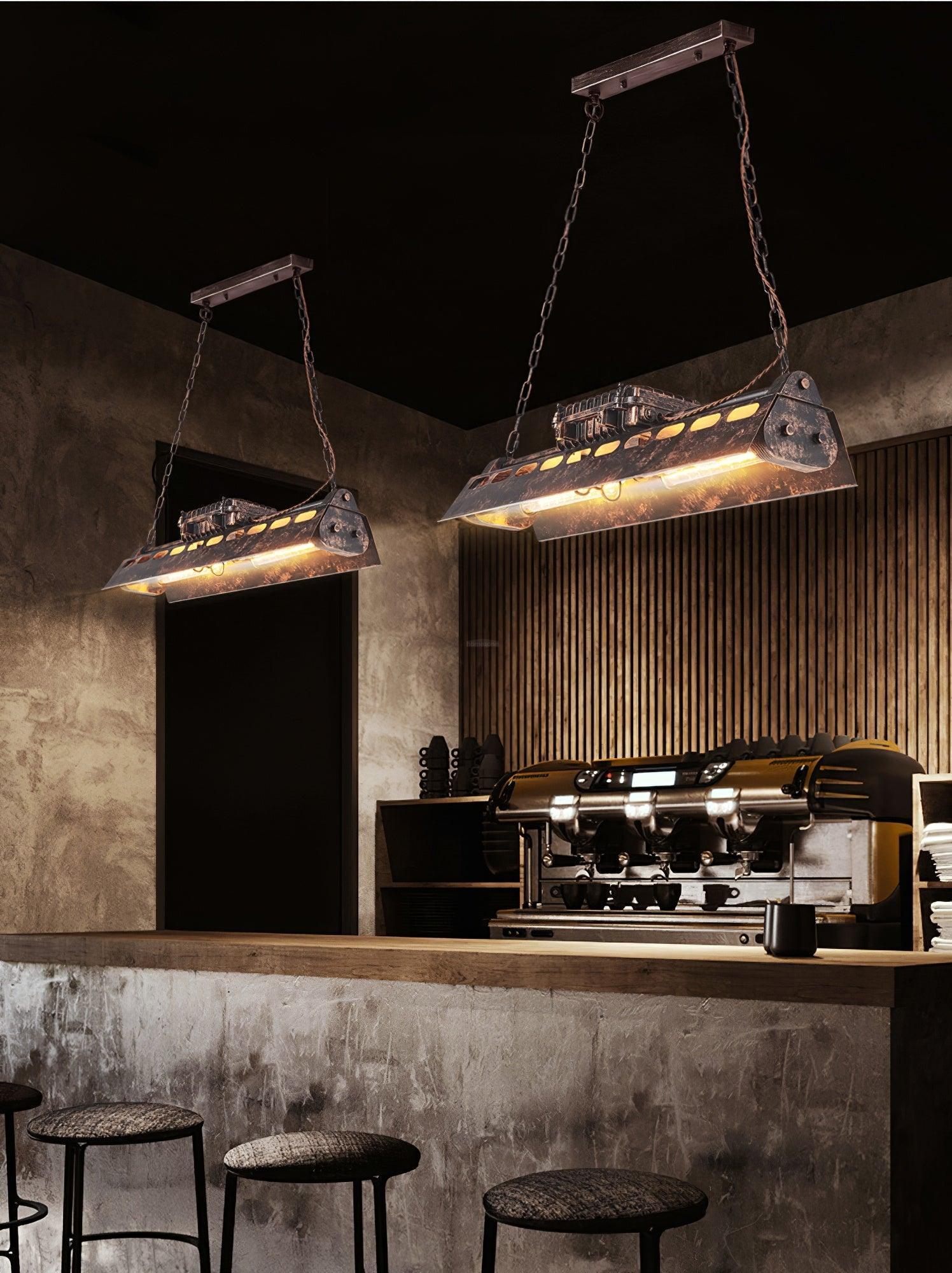 Industrial Steampunk Style Chandelier