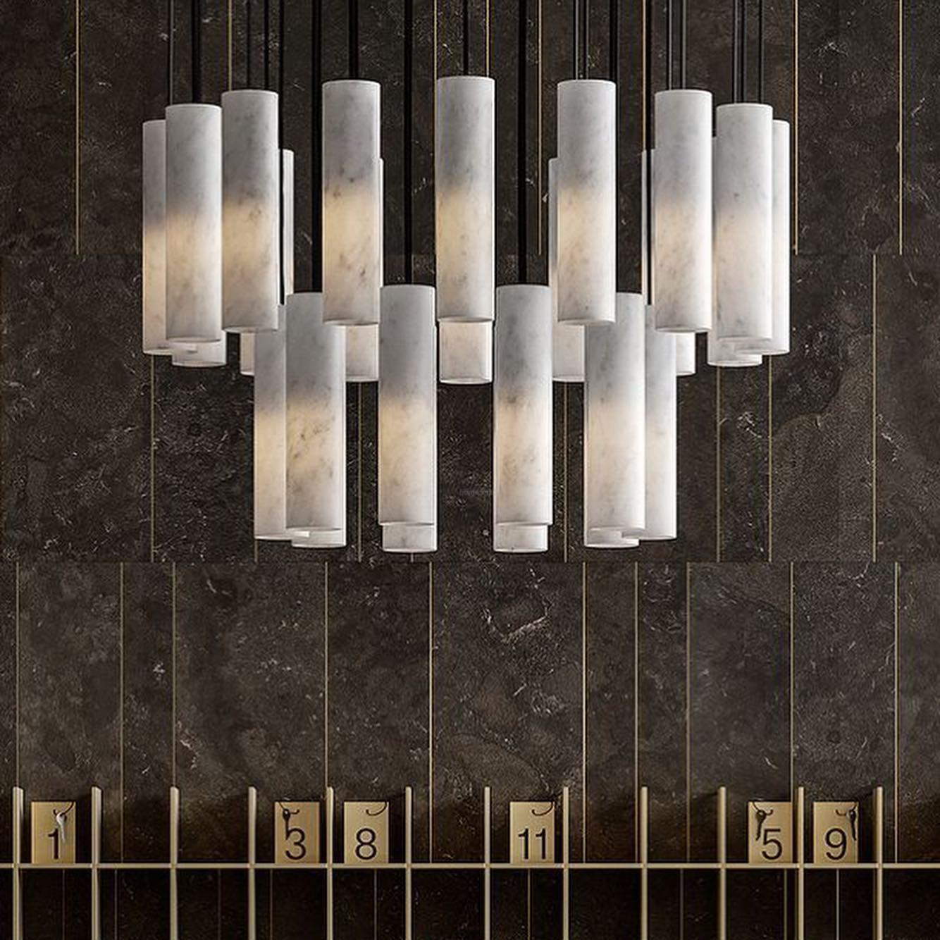 Silo Alabaster Pendant Light - Luxehomezone
