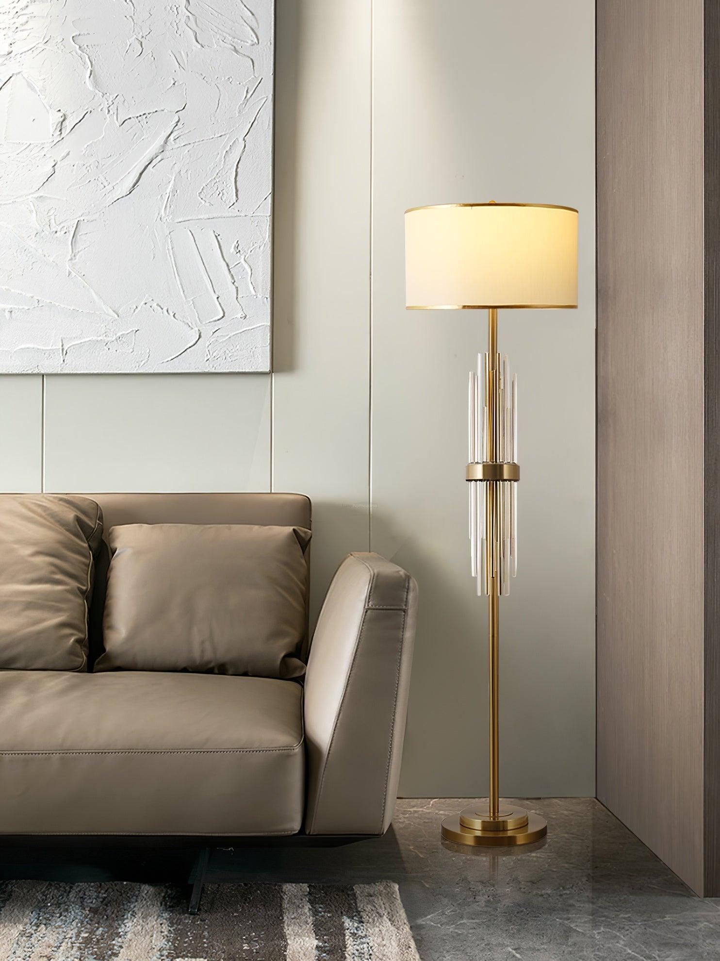 Alston Floor Lamp  ∅ 13.8″ - Geometry-1-Luxehomezone
