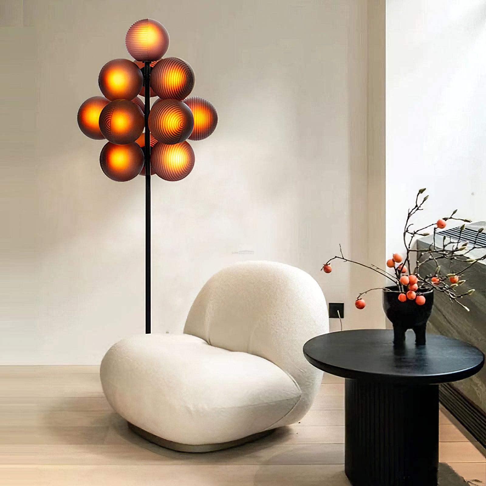 Grape Floor Lamp  ∅ 24″ - Lava-1-Luxehomezone