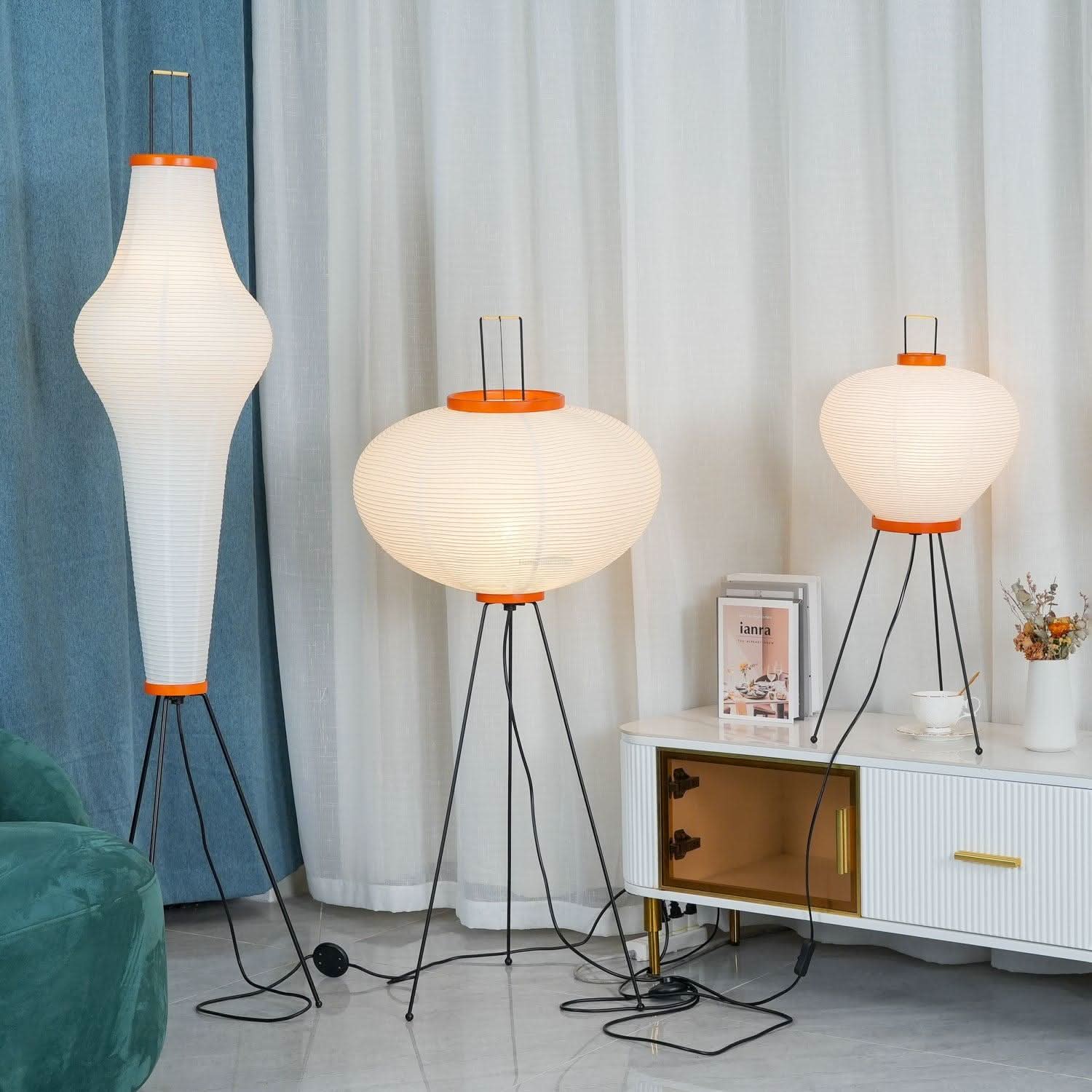 Akari Paper Floor Lamp - Luxehomezone