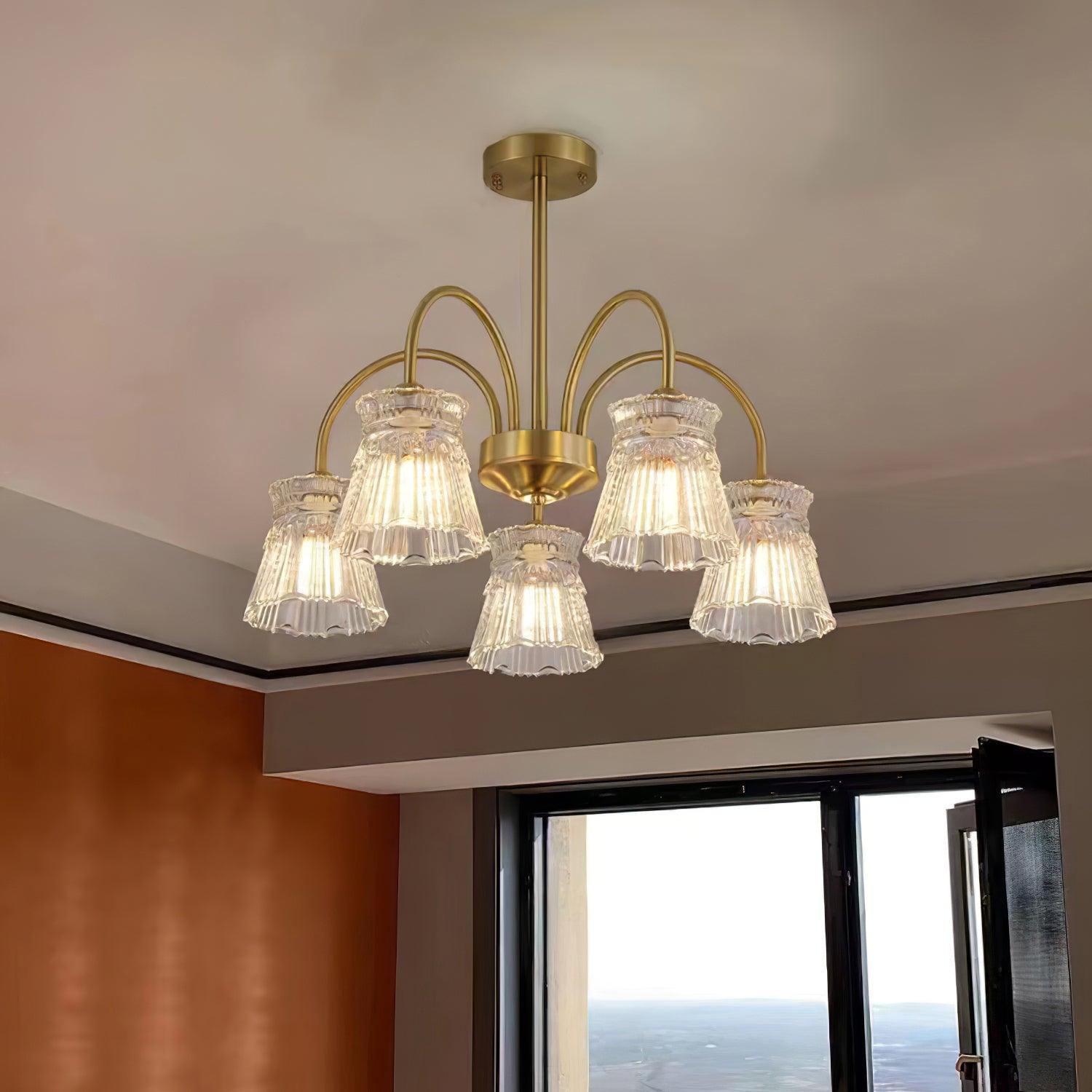 Ice Cream Crystal Chandeliers with 3/5/6/8 heads - Zahara-1-Luxehomezone