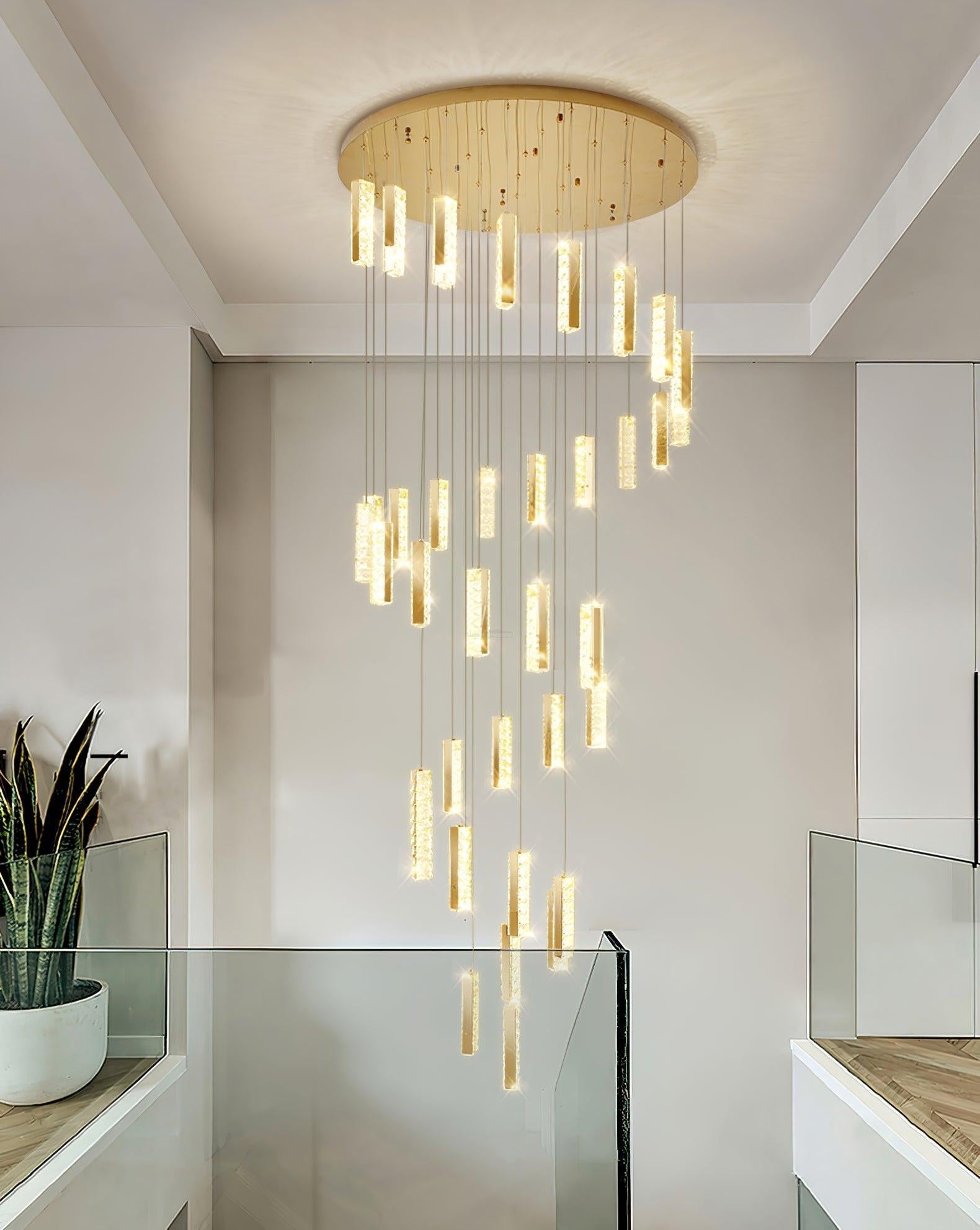 Villa Forci Chandelier with 12/15/18/21/24 heads - Straps-1-Luxehomezone