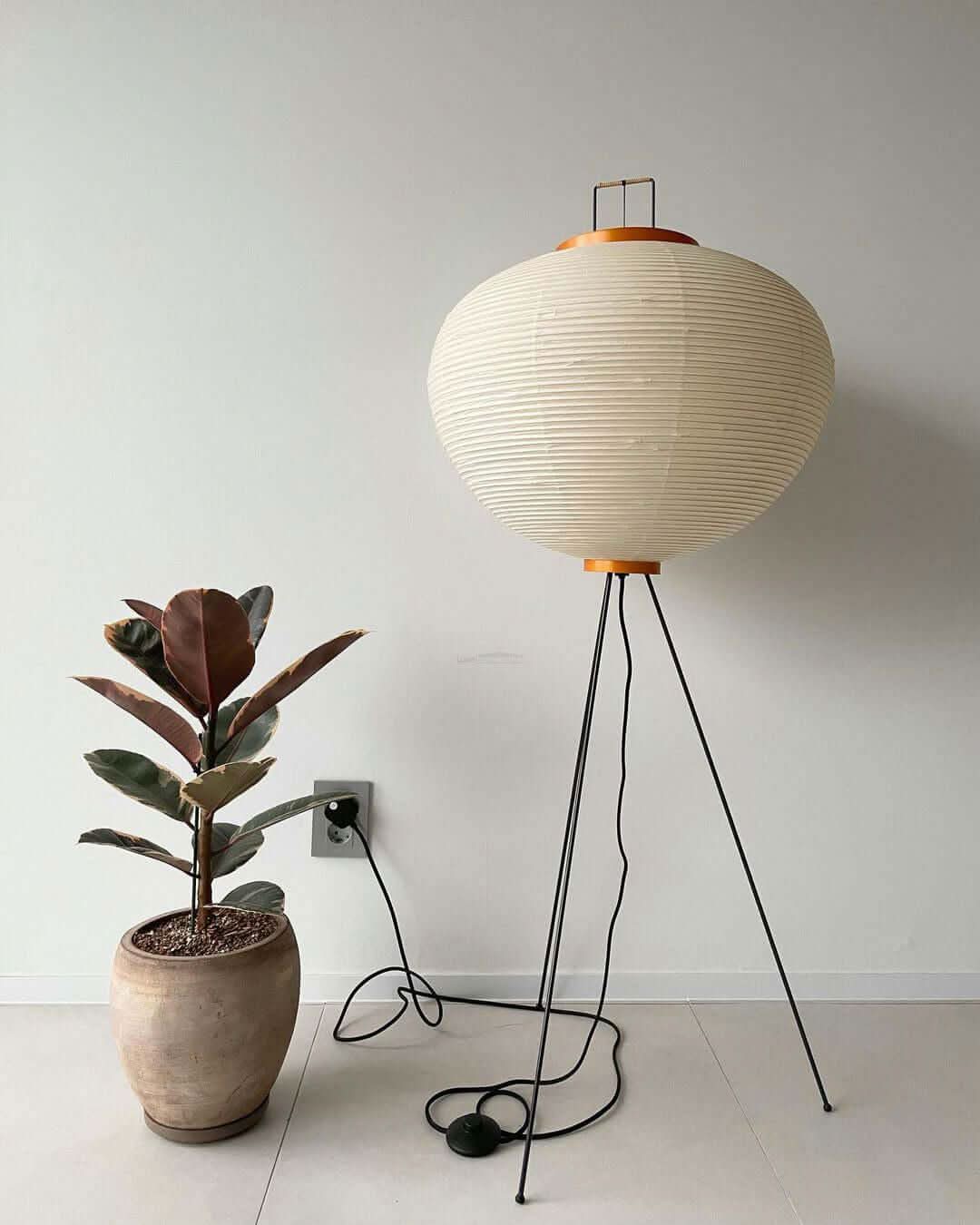 Akari Paper Floor Lamp - Luxehomezone