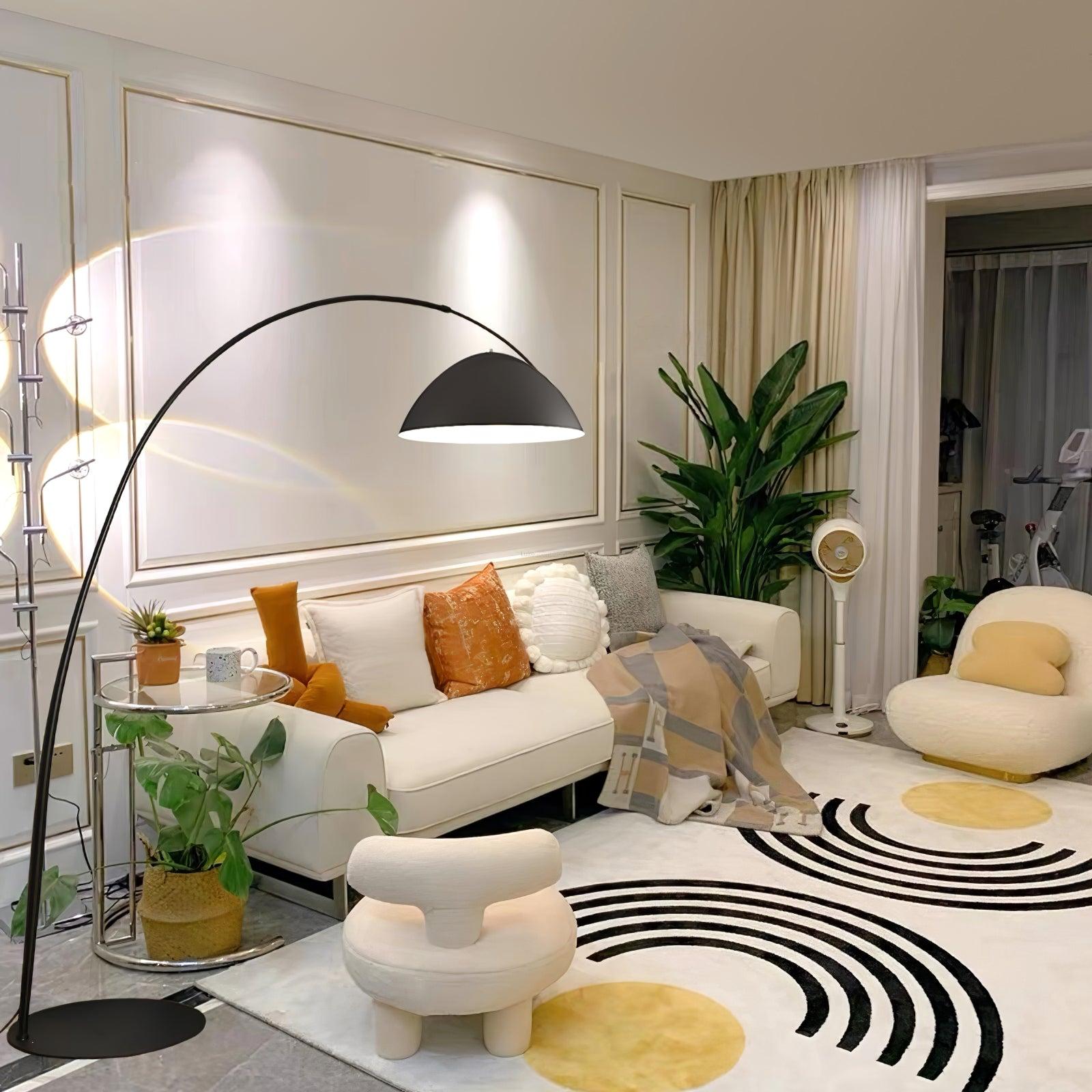 Pluma Floor Lamp ∅ 57.5″ - Bent-1-Luxehomezone
