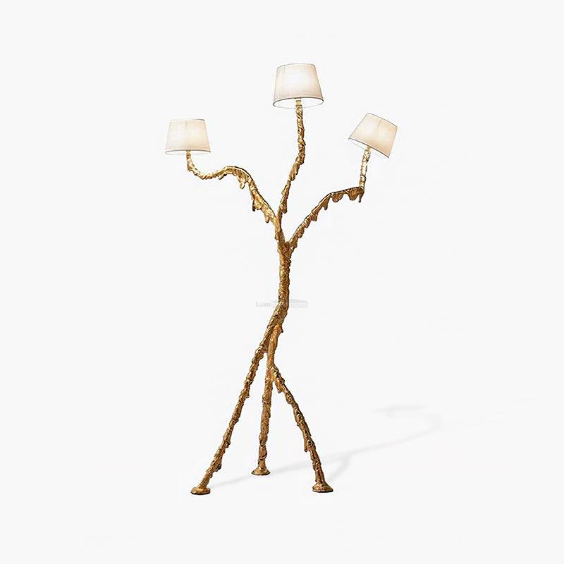 Ines Floor Lamp ∅ 31.5″ - Drapery-1-Luxehomezone