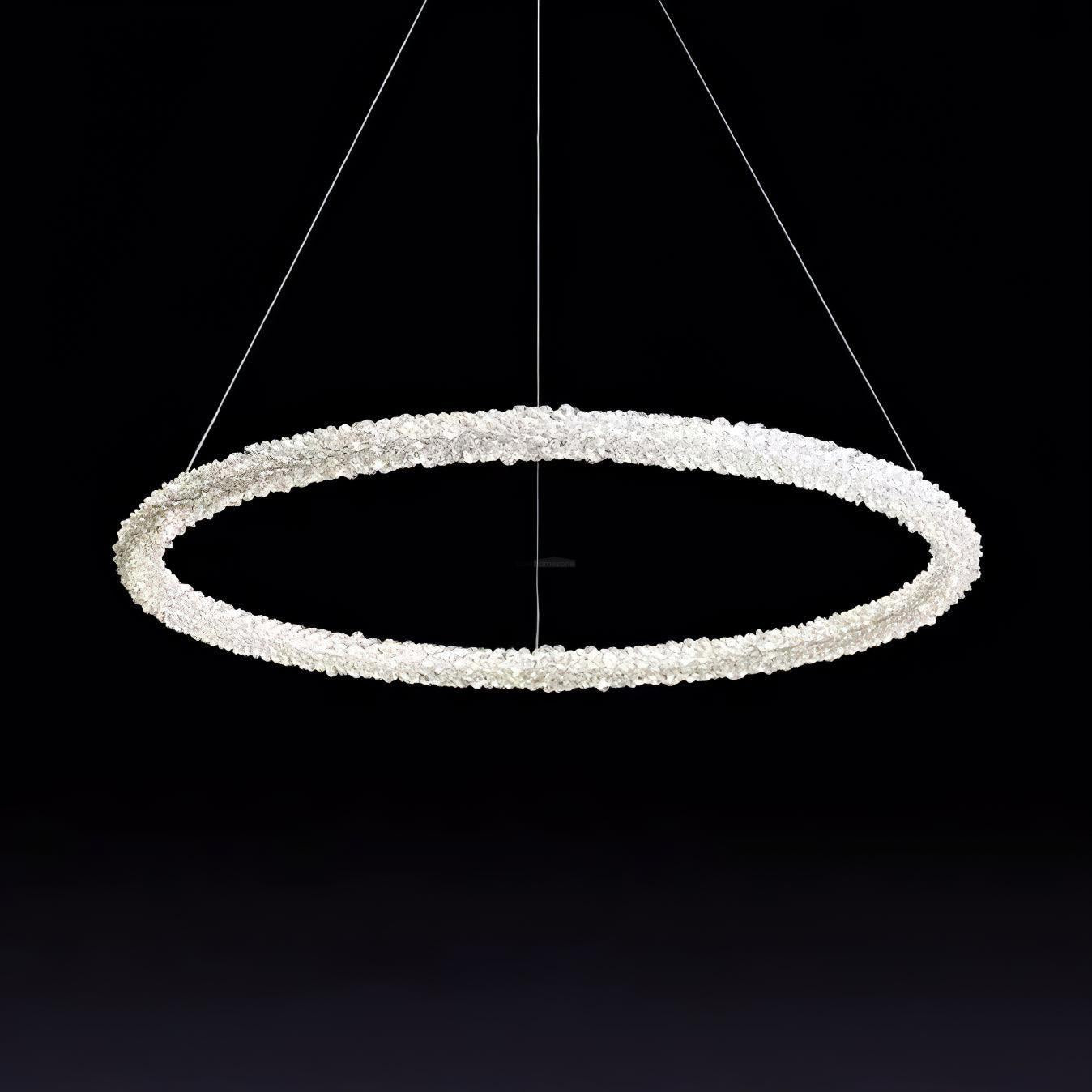 Crystal Ring Chandeliers - Crystals-1-Luxehomezone