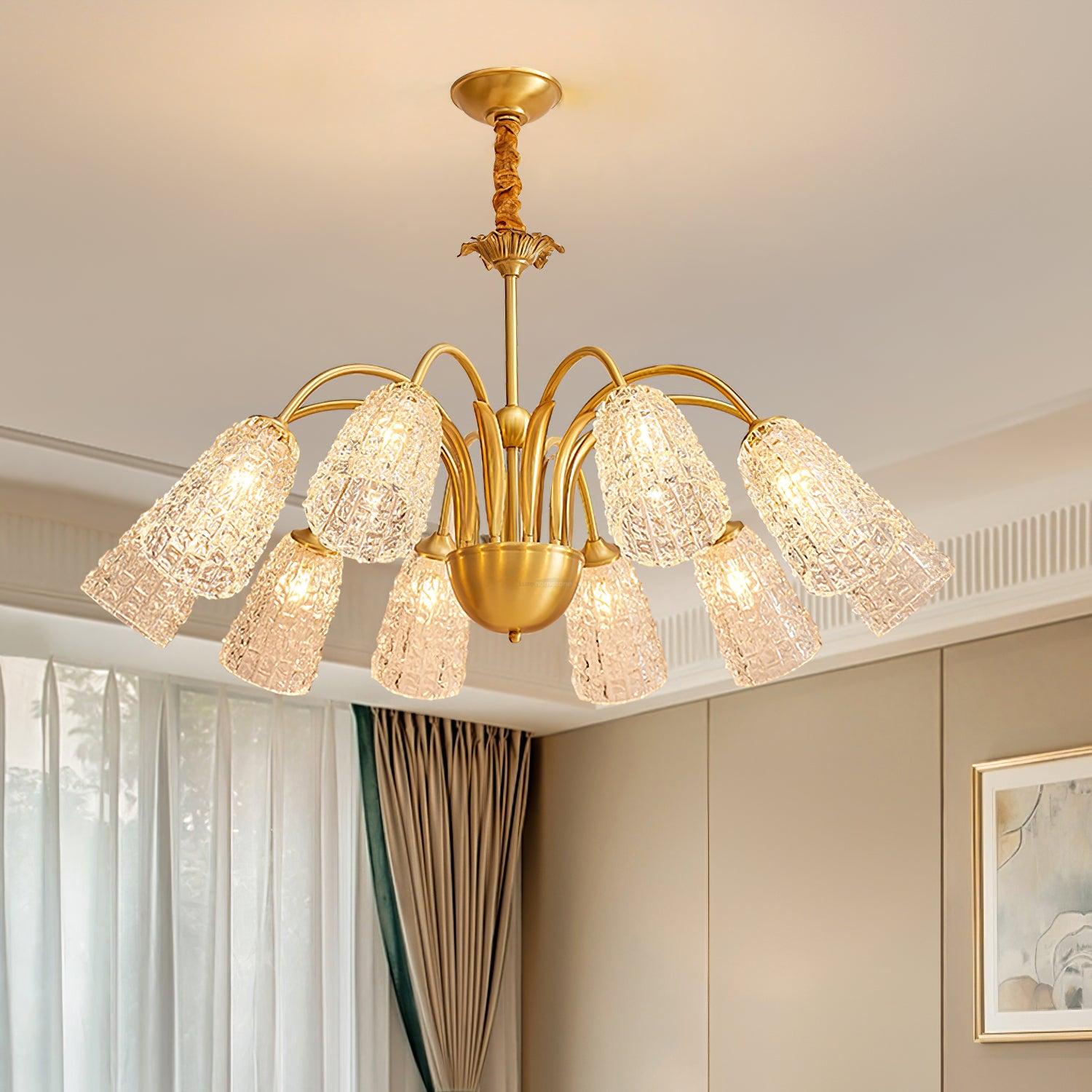 Nikoll Chandelier with 4/5/6/8/10 heads - Zahara-1-Luxehomezone