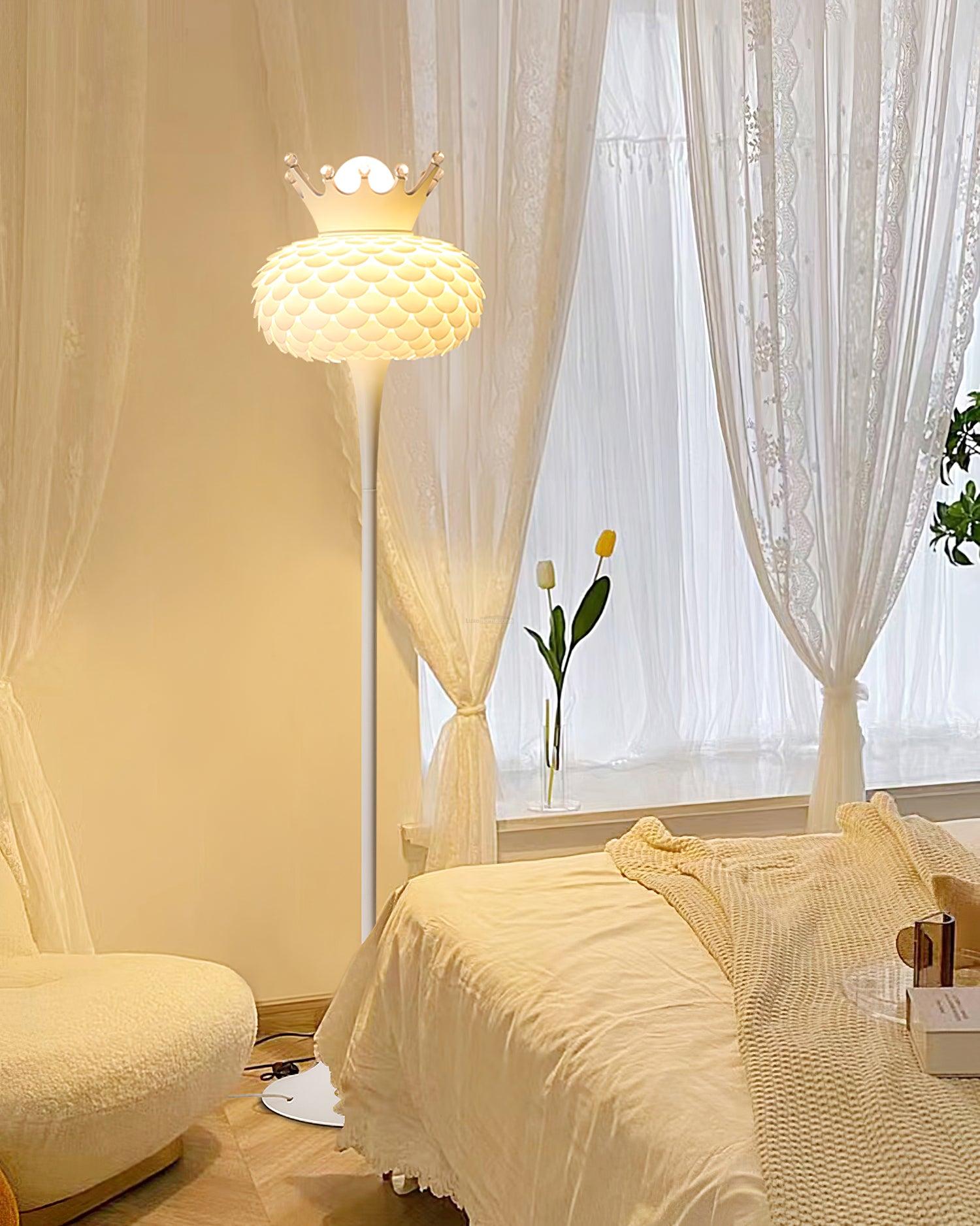 Aluvia Crown Floor Lamp  ∅ 14.9″ - Bubble series-1-Luxehomezone