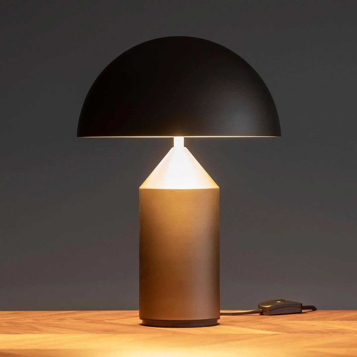 Atollo Metal Table Lamp ∅ 9.8″ - Luxehomezone