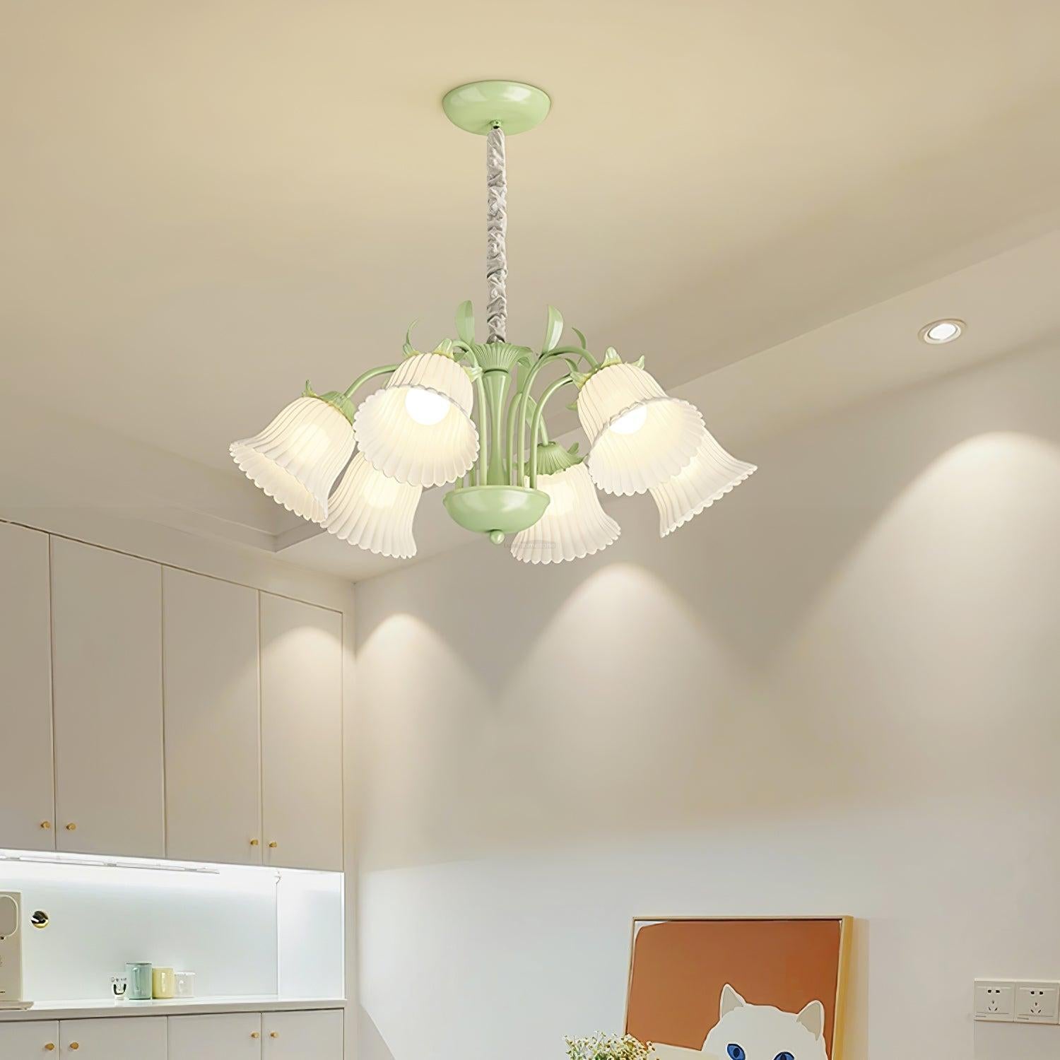 Petunia Chandelier with 6/8 heads - -1-Luxehomezone