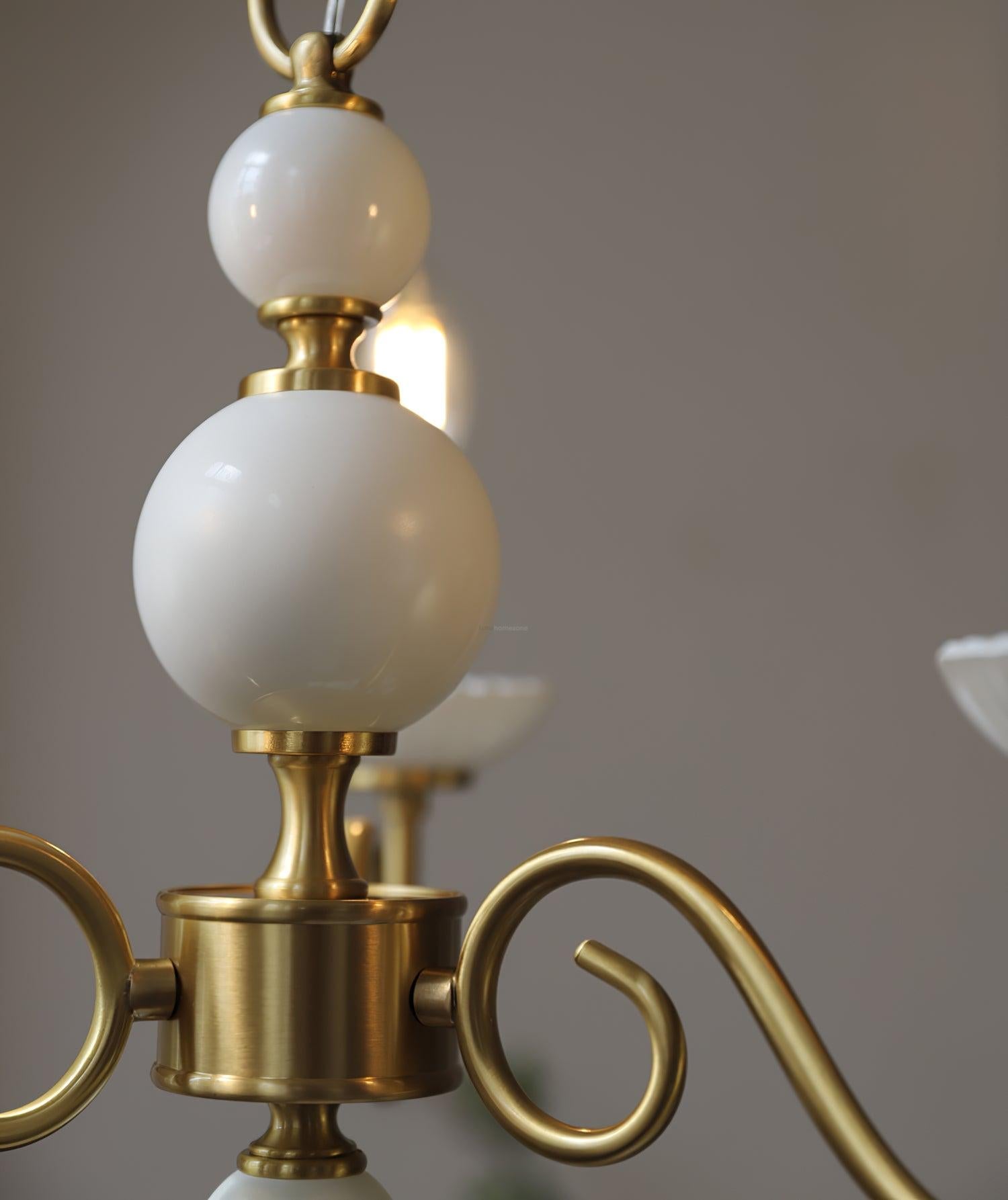 Candle Style Carlita Chandelier with 3/5 heads - Candle-1-Luxehomezone