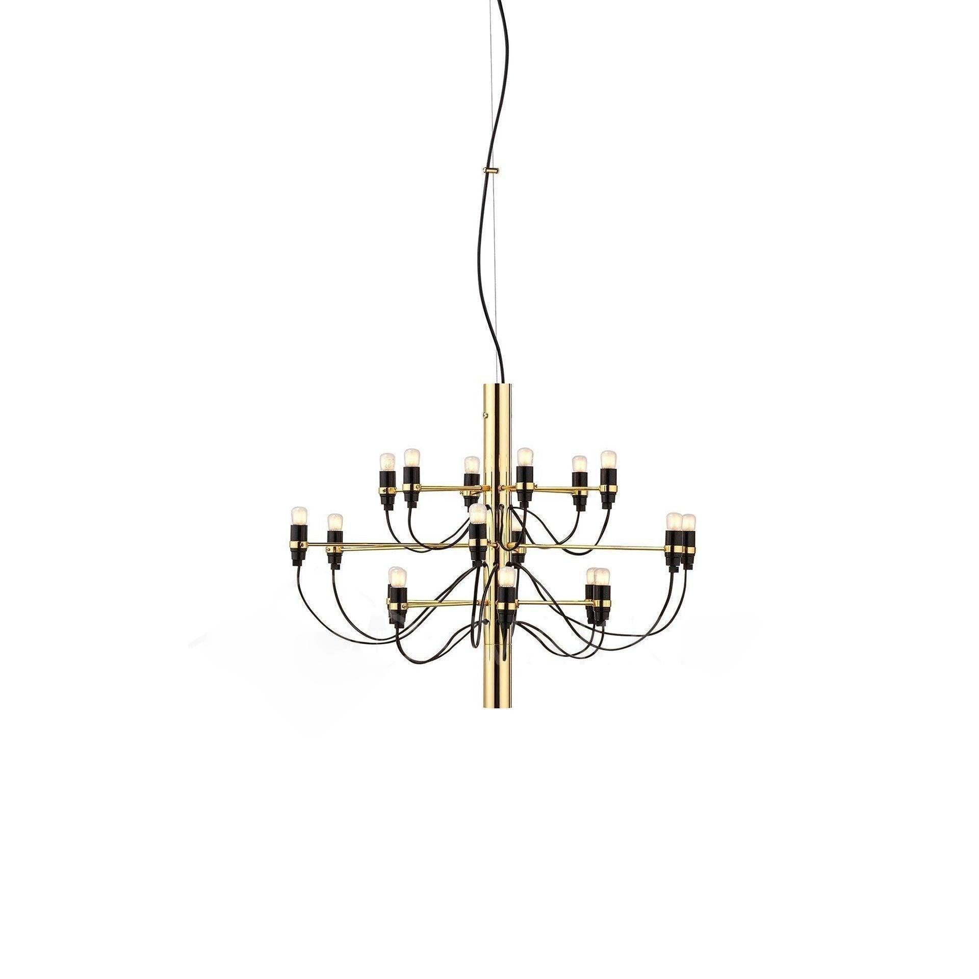 2097 Mid-Century Retro Candle Chandelier with 18/30/50/75 heads - Candle-1-Luxehomezone