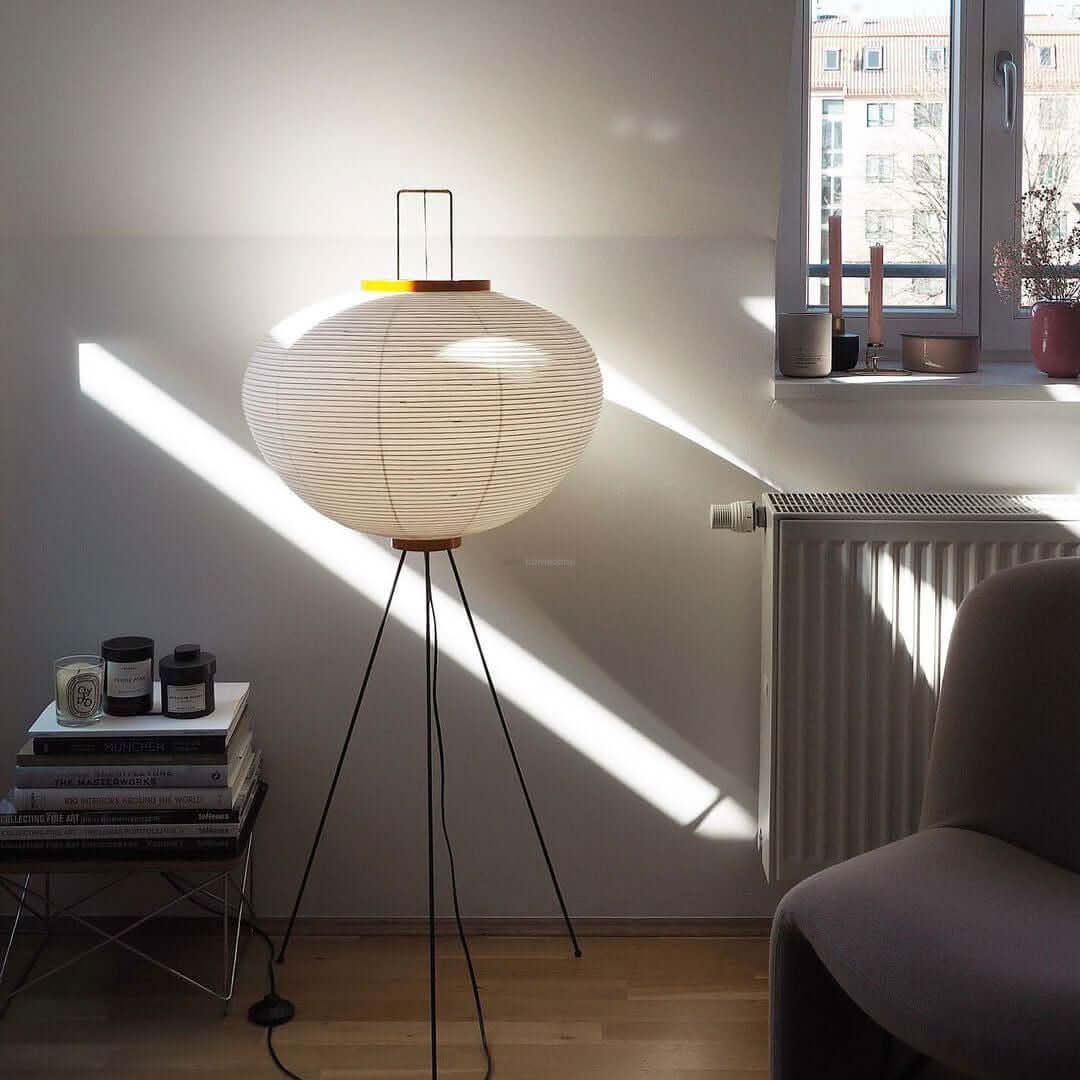 Akari Paper Floor Lamp - Luxehomezone