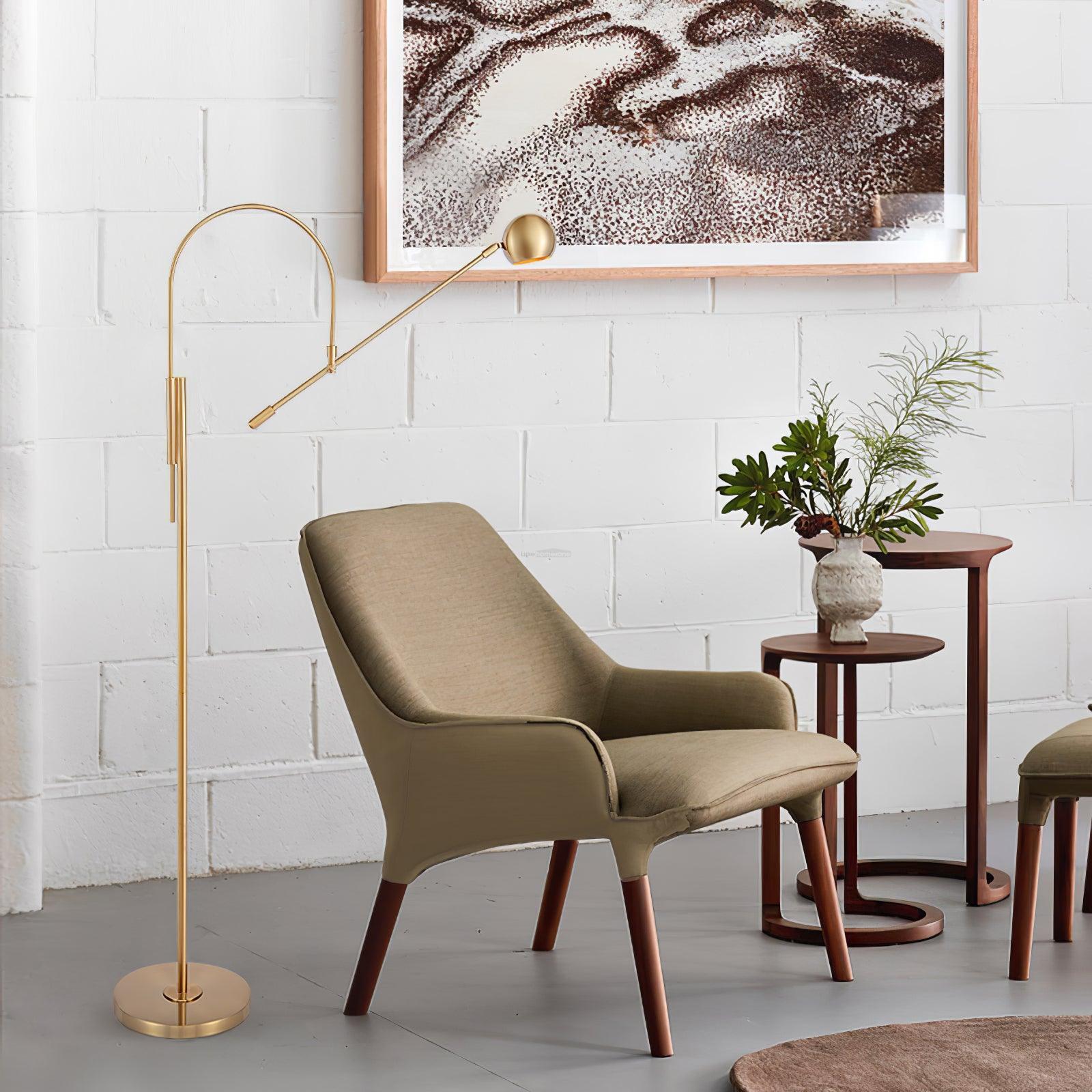 Scandinavian Floor Lamp W 33.5″ - -1-Luxehomezone
