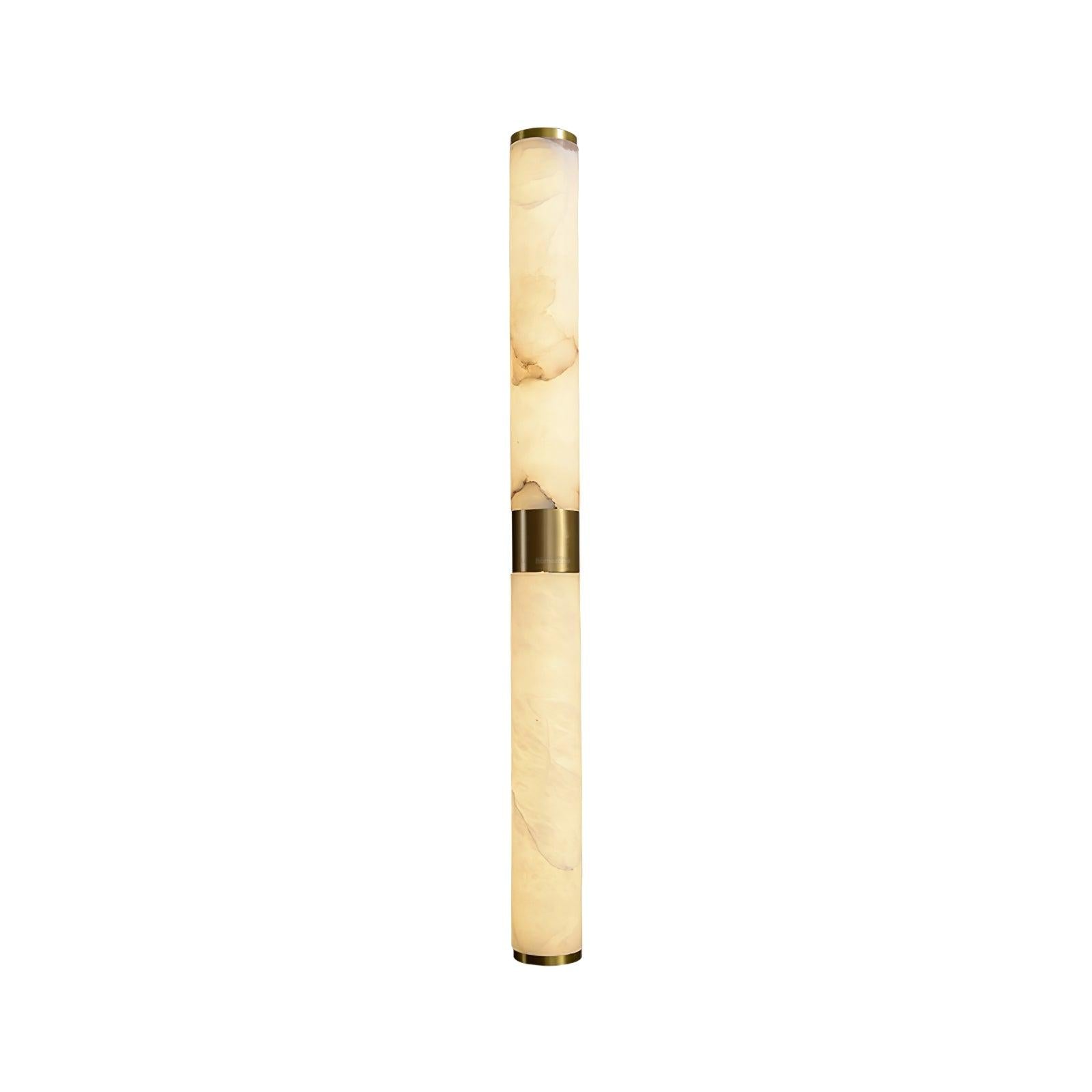 Line Alabaster Wall Sconce - Alabaster, Alabaster Wall Lamp-1-Luxehomezone