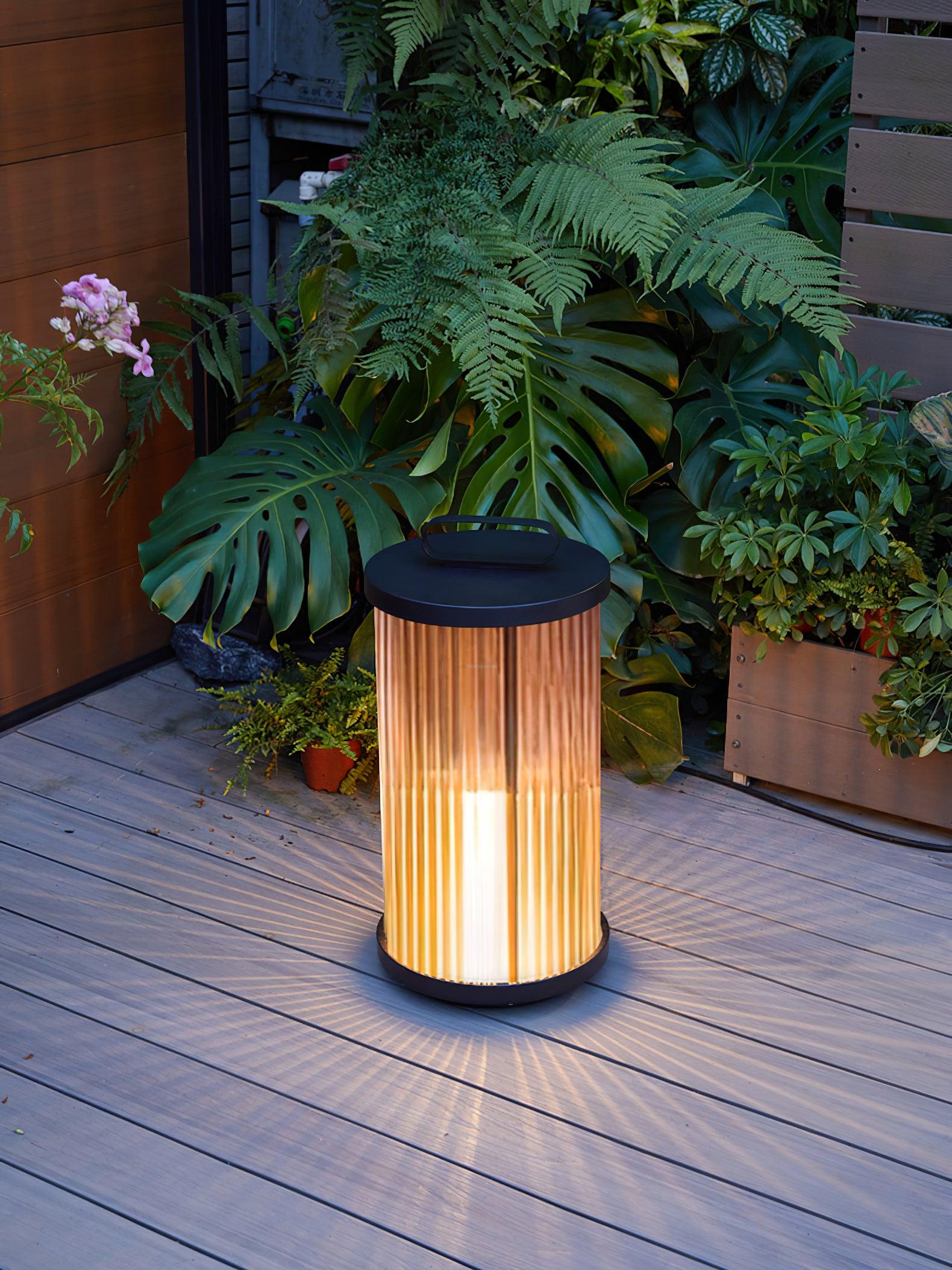 Ambient Line Lantern Garden Floor Lamp - Canister-1-Luxehomezone