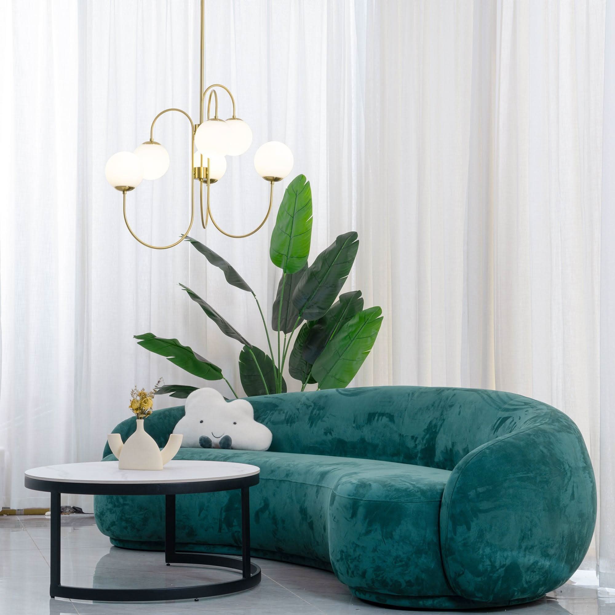 Gooseneck Chandelier ∅ 30″ - Luxehomezone