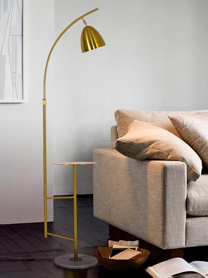 Rani Floor Lamp W 13.8″ - Bent-1-Luxehomezone