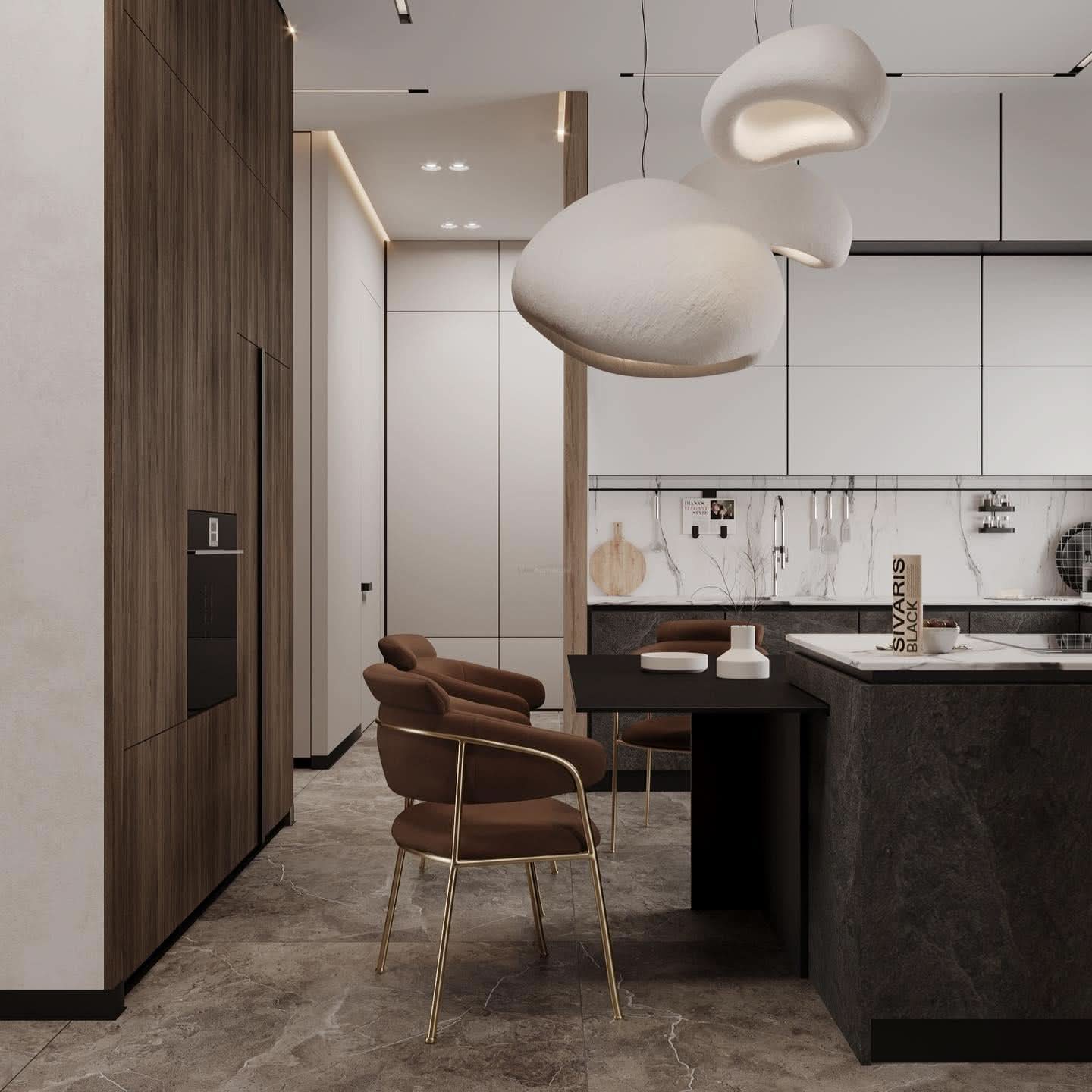 Khmara Chandelier with Rough Combination Type A - Luxehomezone