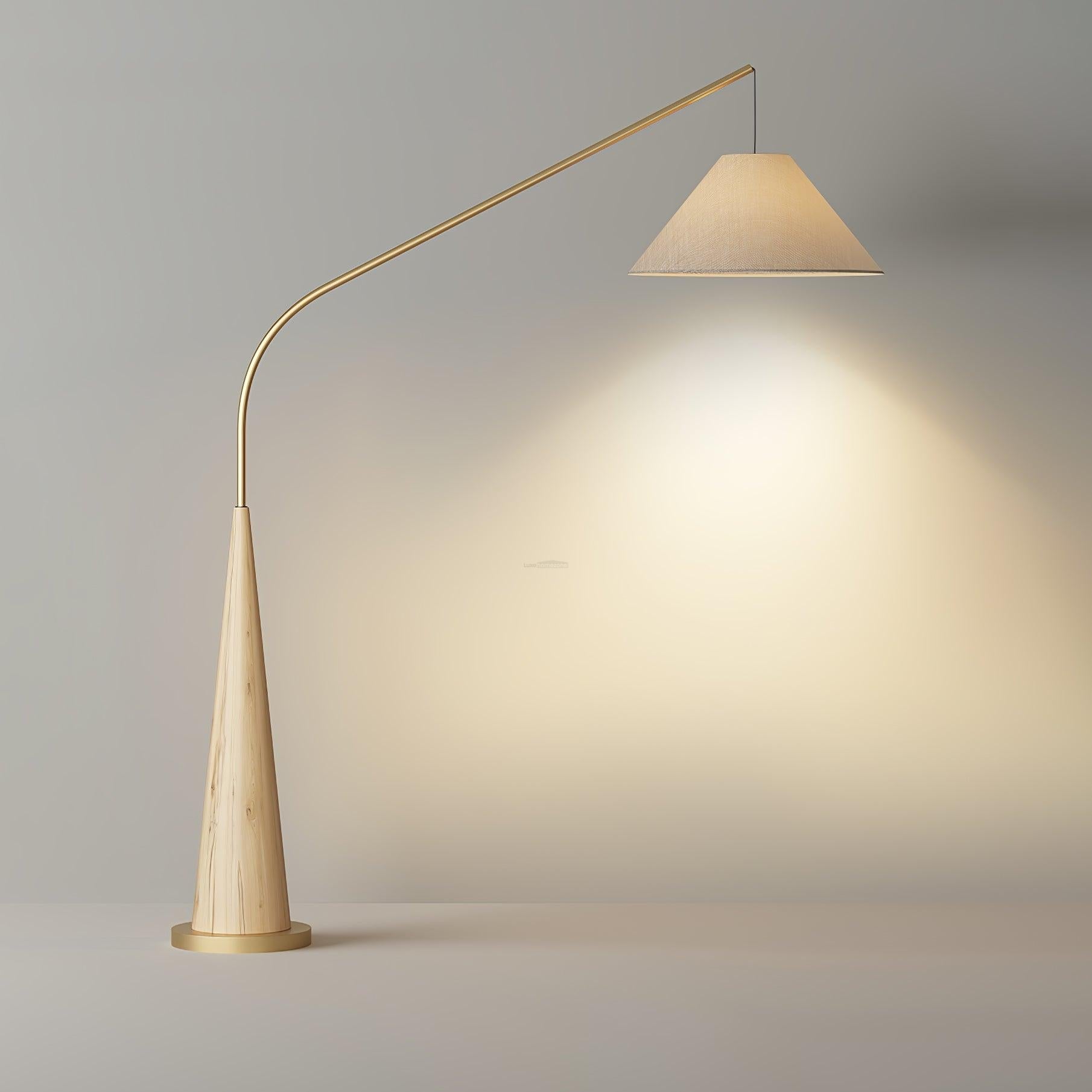 Gibson Arc Floor Lamp L 59.1″ - Bent-1-Luxehomezone