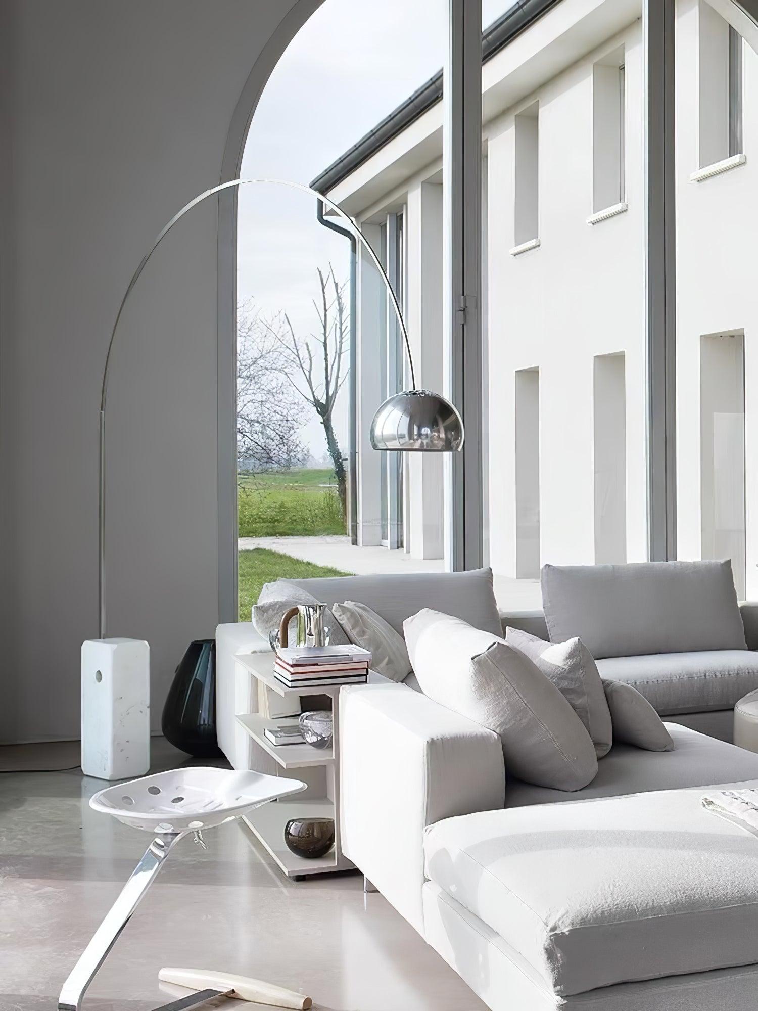 Arco Floor Light - Alabaster-1-Luxehomezone