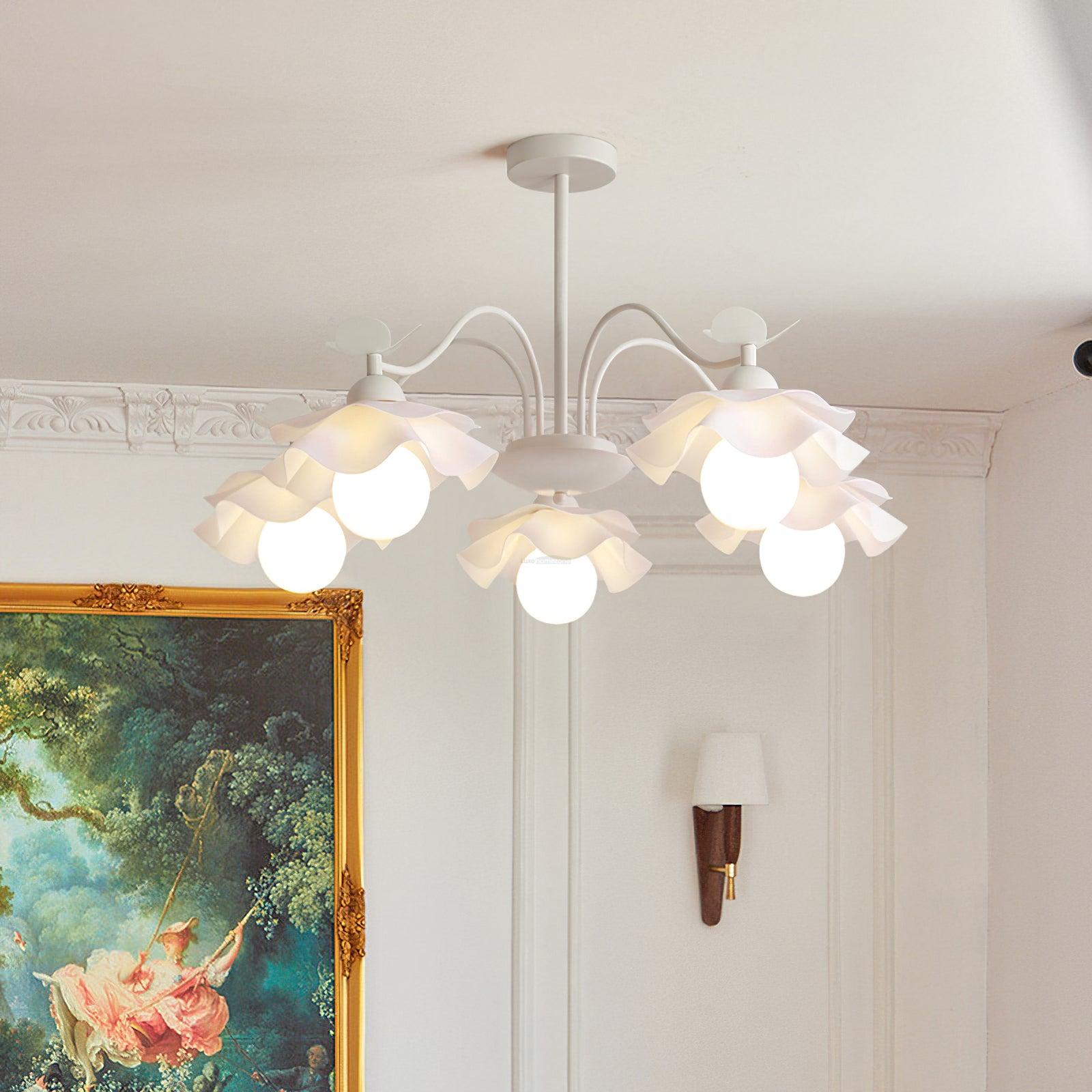 Murano Acrylic Chandelier with 3/5/8 heads - Zahara-1-Luxehomezone