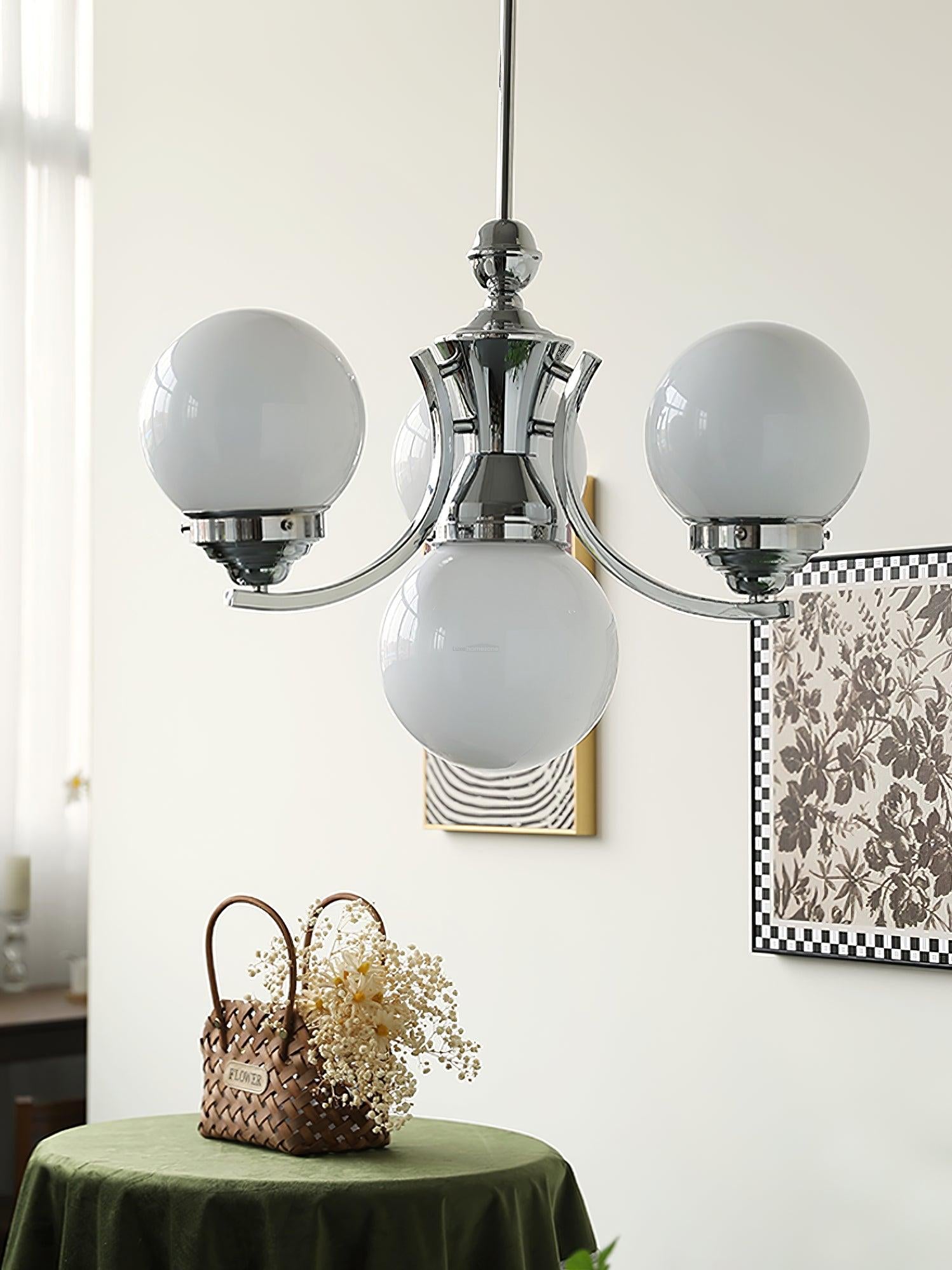 Dewdrop Globe Chandelier ∅ 21.7″ - Bend-1-Luxehomezone