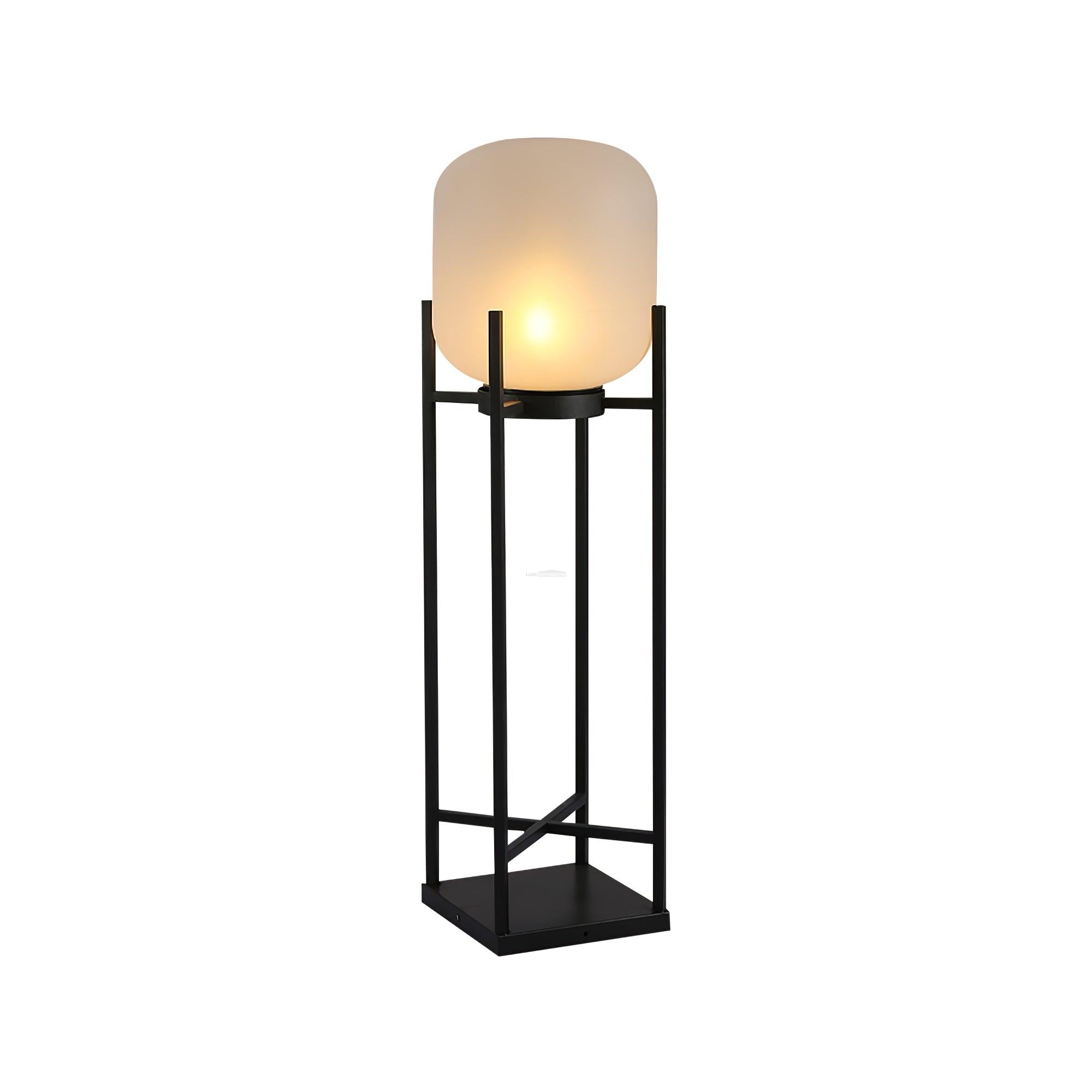 Lantern Solar Floor Lamp for Outdoor - Cube-1-Luxehomezone