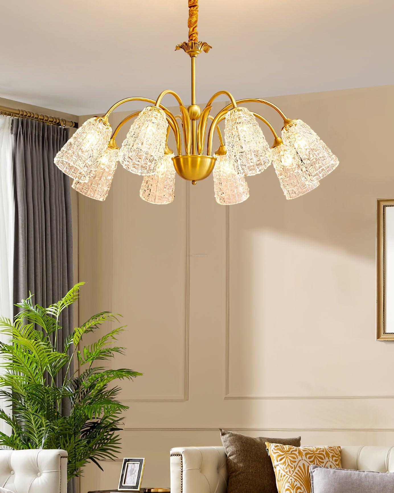 Nikoll Chandelier with 4/5/6/8/10 heads - Zahara-1-Luxehomezone