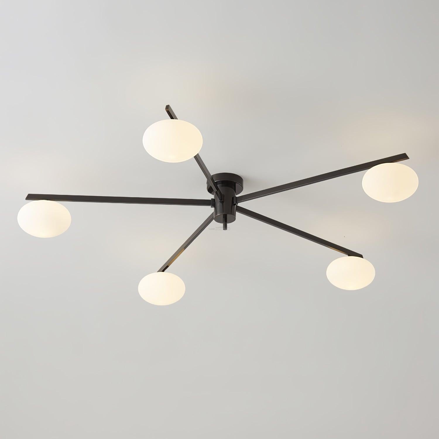Ceiling Lamp with 3/5/6 heads - Optimized, Semi Flush Mounts-1-Luxehomezone
