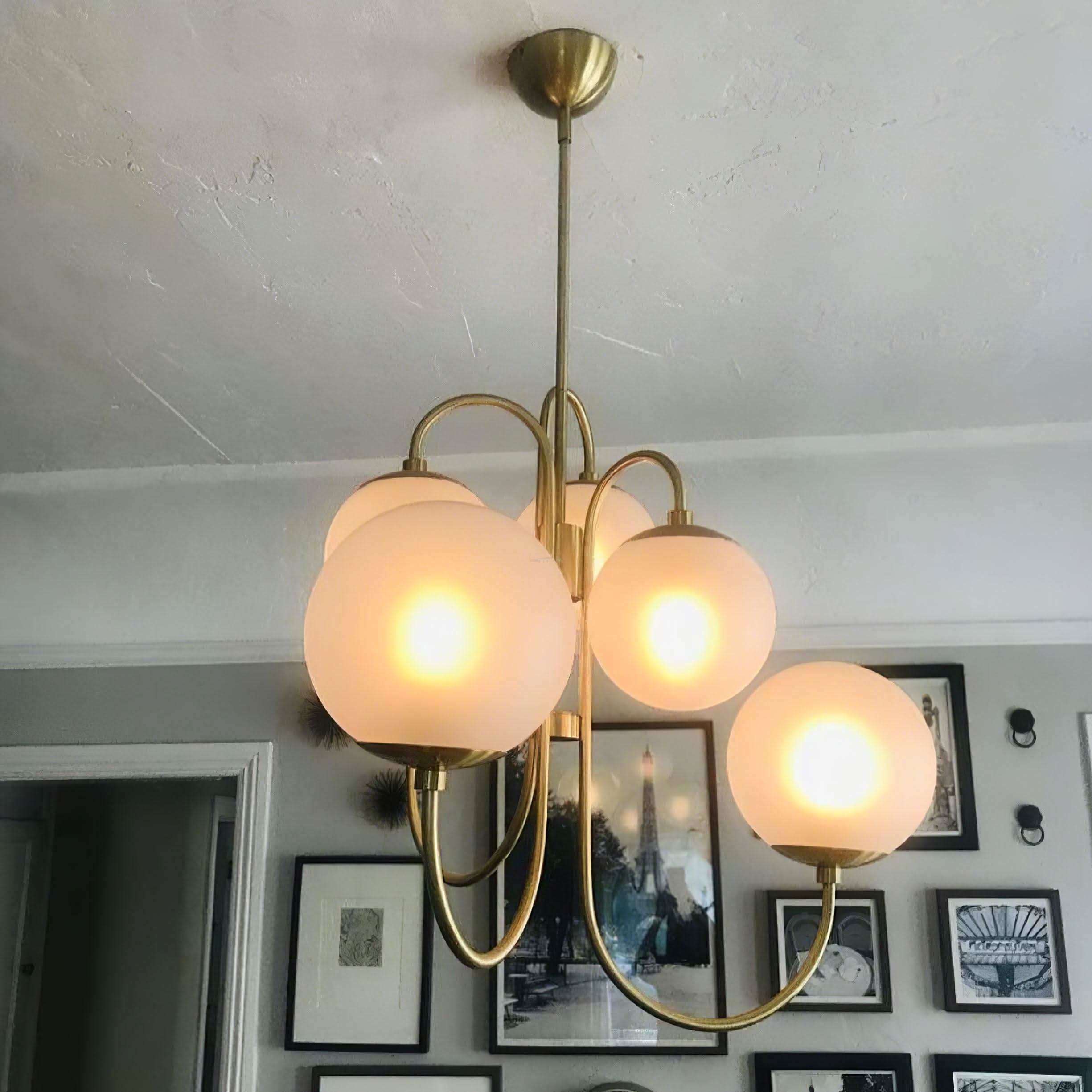 Gooseneck Chandelier ∅ 30″ - Luxehomezone