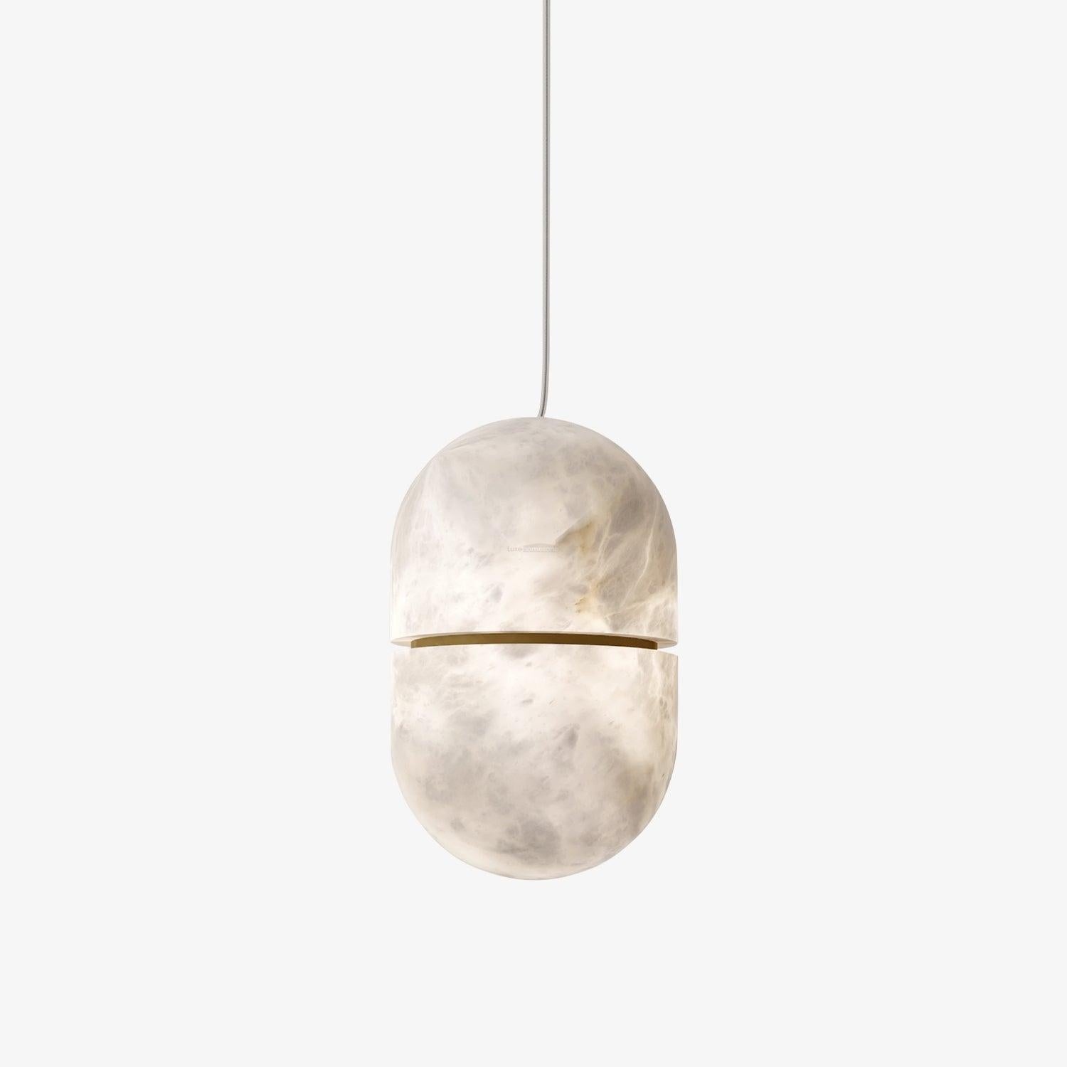 YUM Alabaster Pendant Light - Luxehomezone
