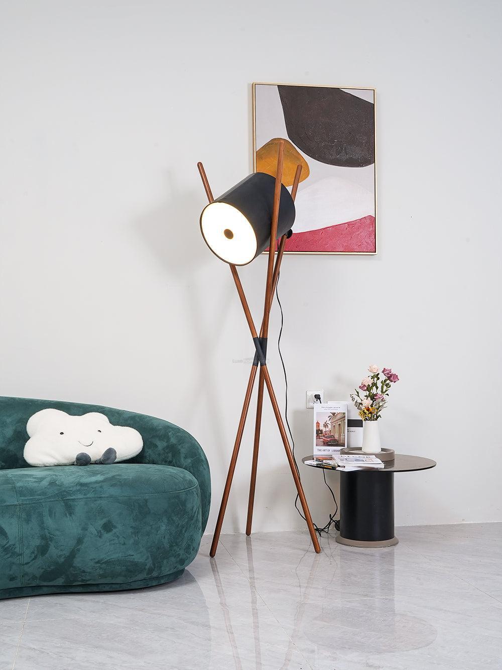 Shift Lamp Floor Lamp ∅ 22.8″ - Lava-1-Luxehomezone